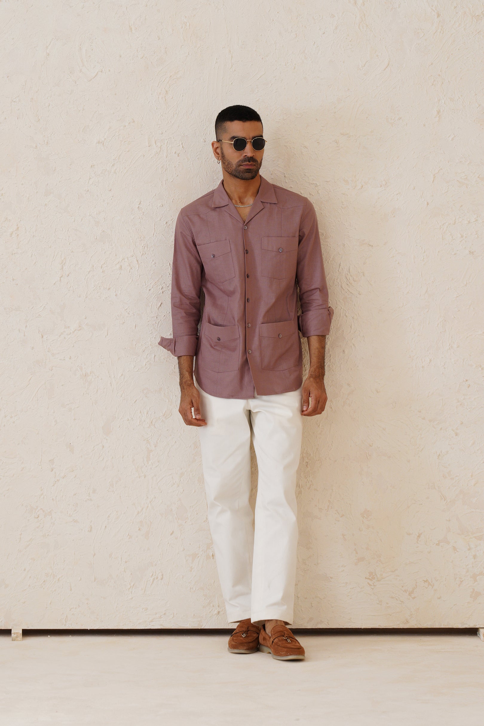 Mauve Safari Shirt