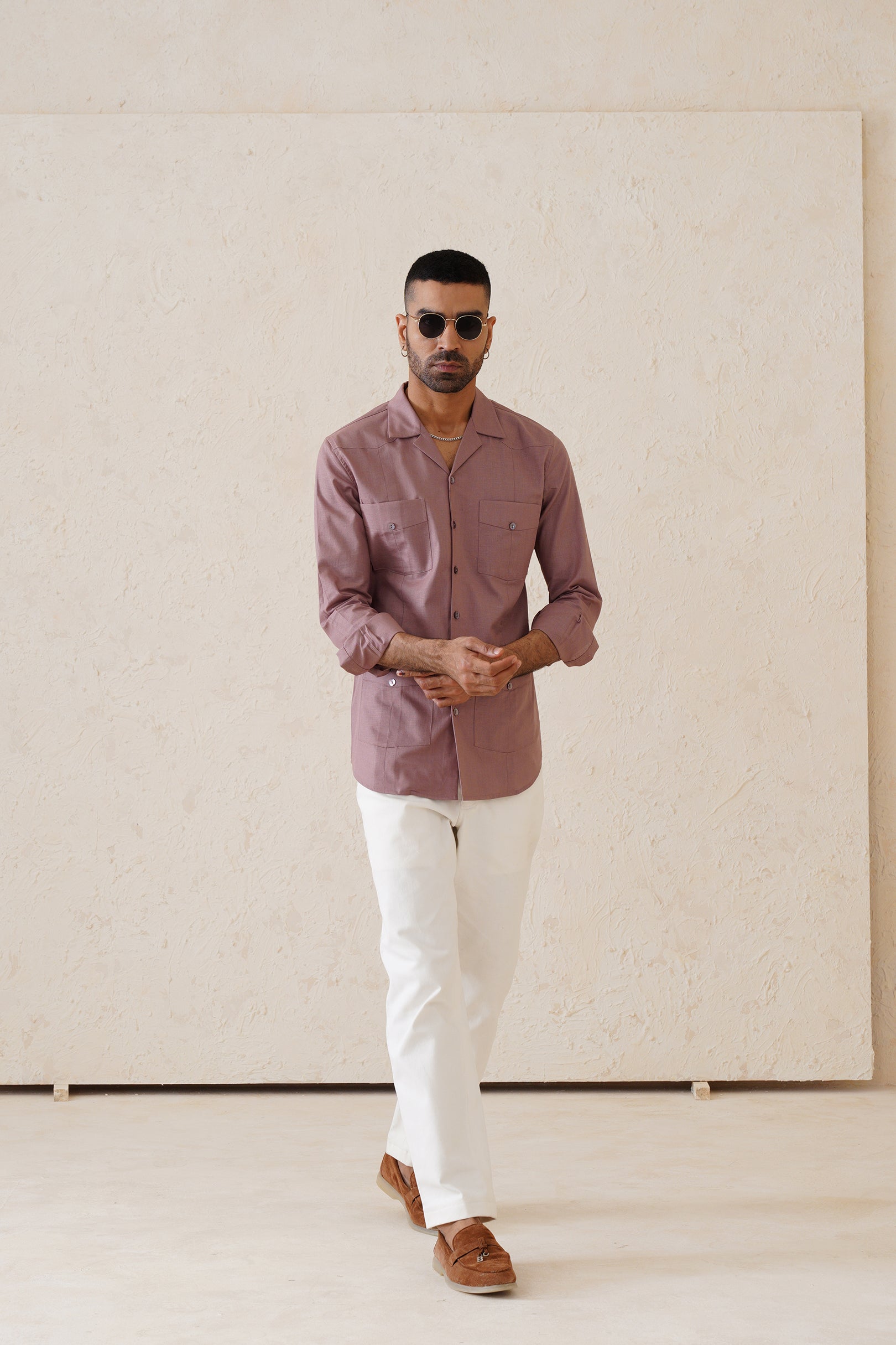 Mauve Safari Shirt