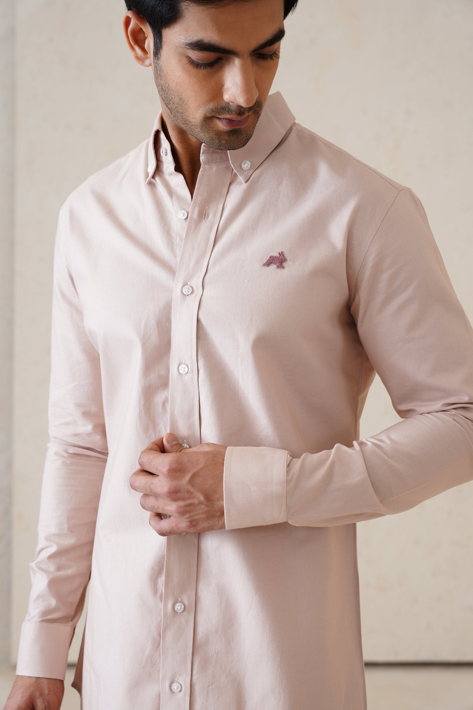 Solid Dusty Pink Shirt