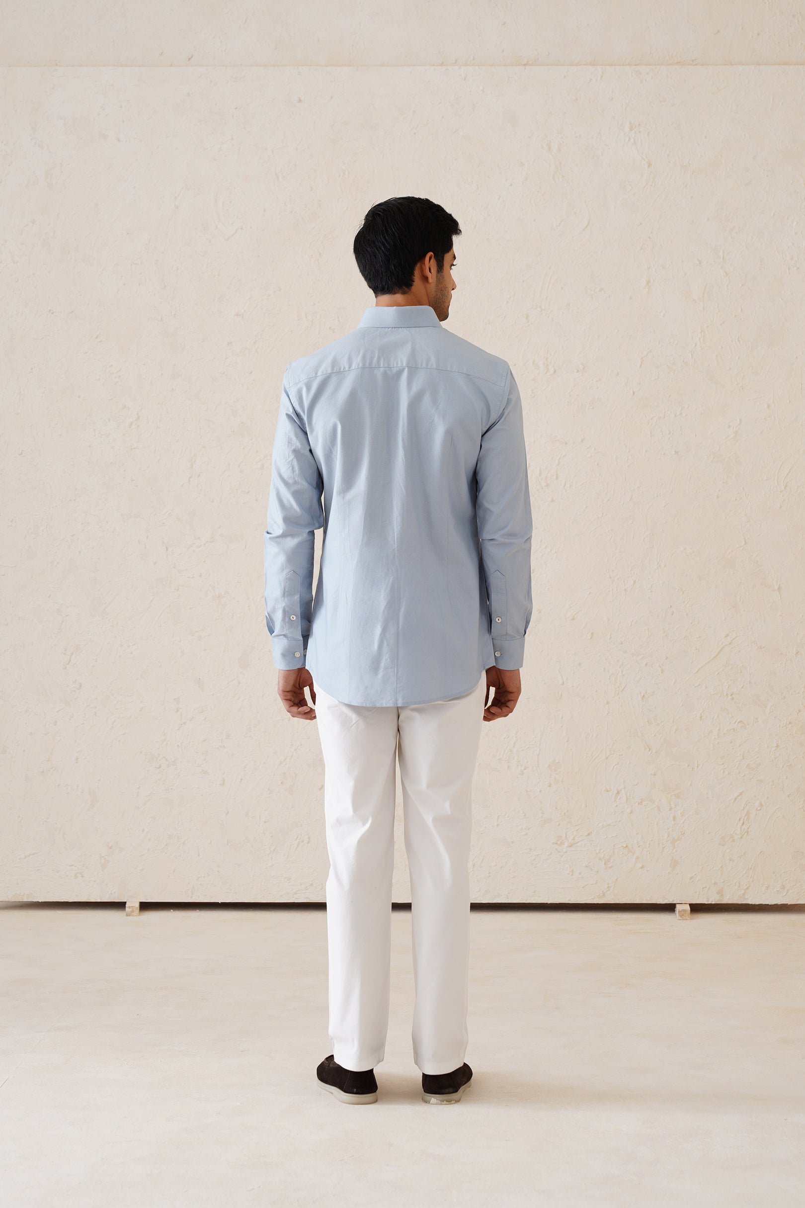 Solid Dusty Blue Shirt