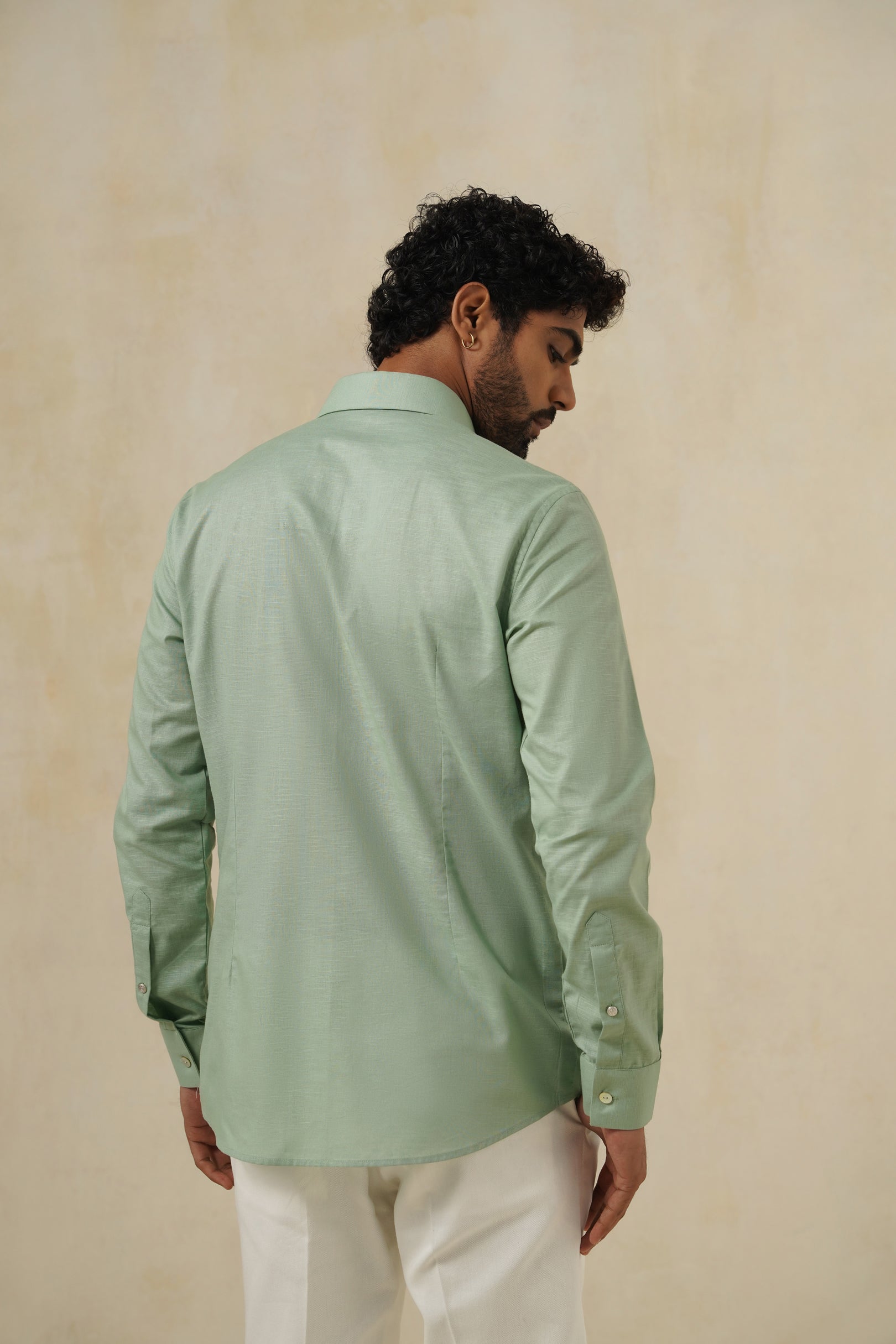 Sage Safari | Men's Linen Shirt (Copy)
