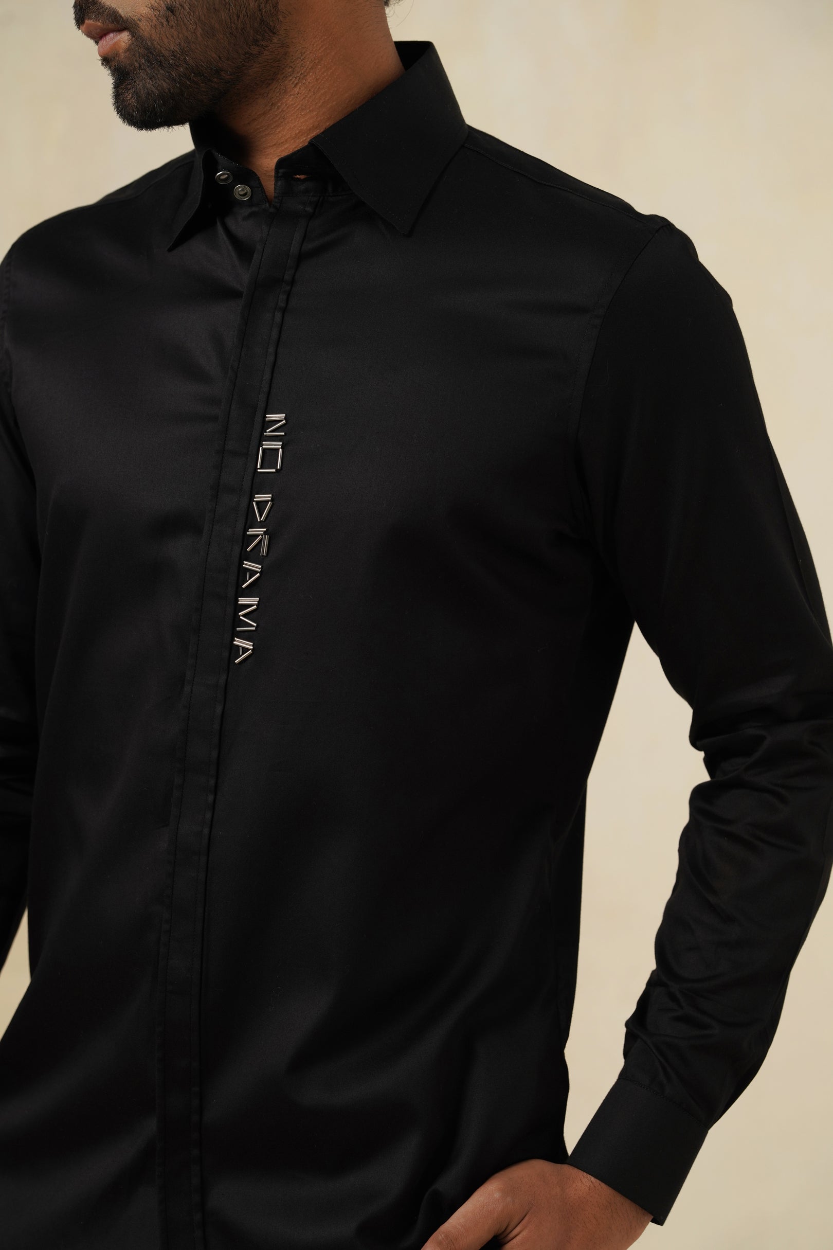 NO DRAMA | Men's Cotton Shirt
