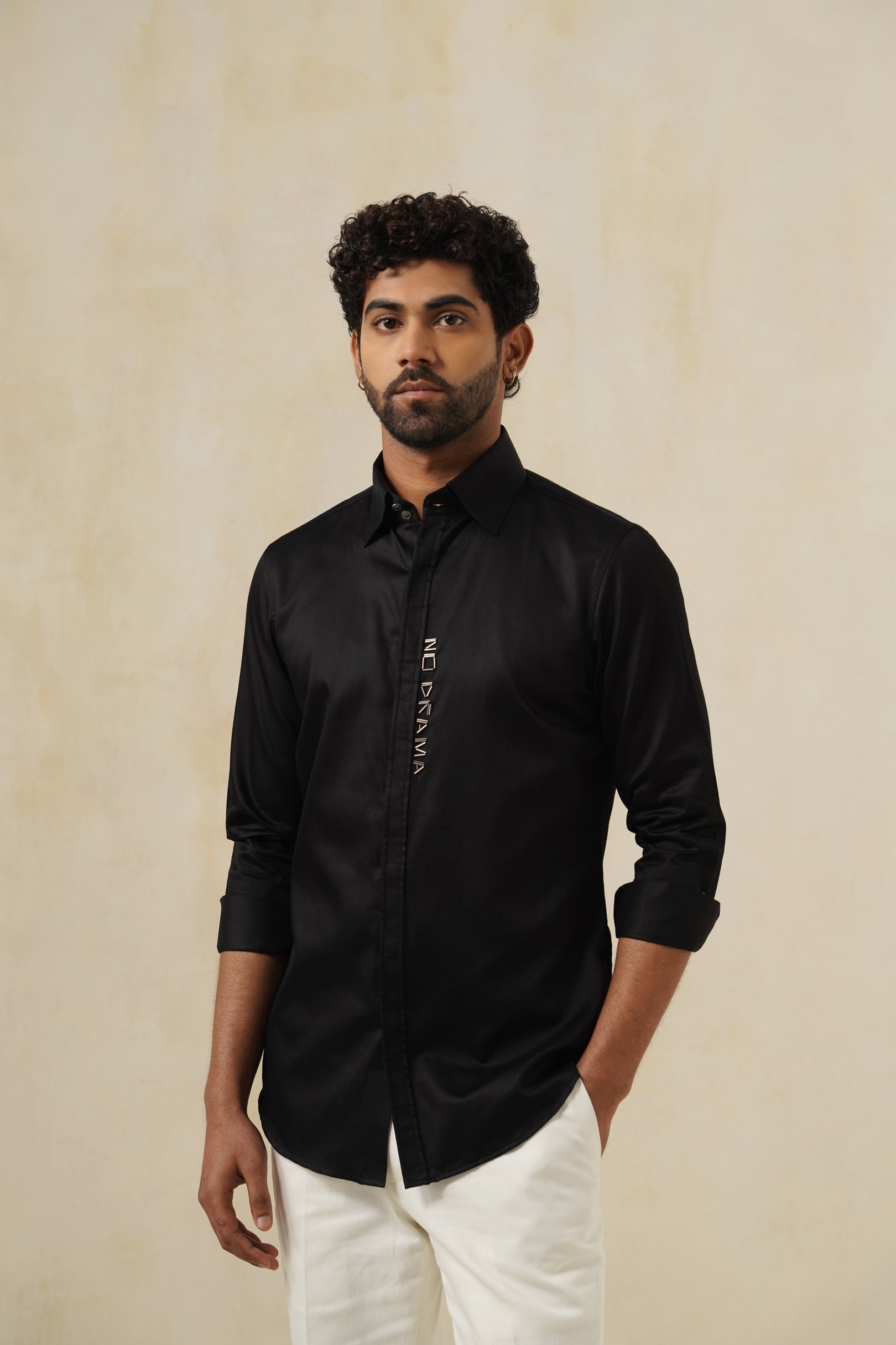 NO DRAMA | Men's Cotton Shirt