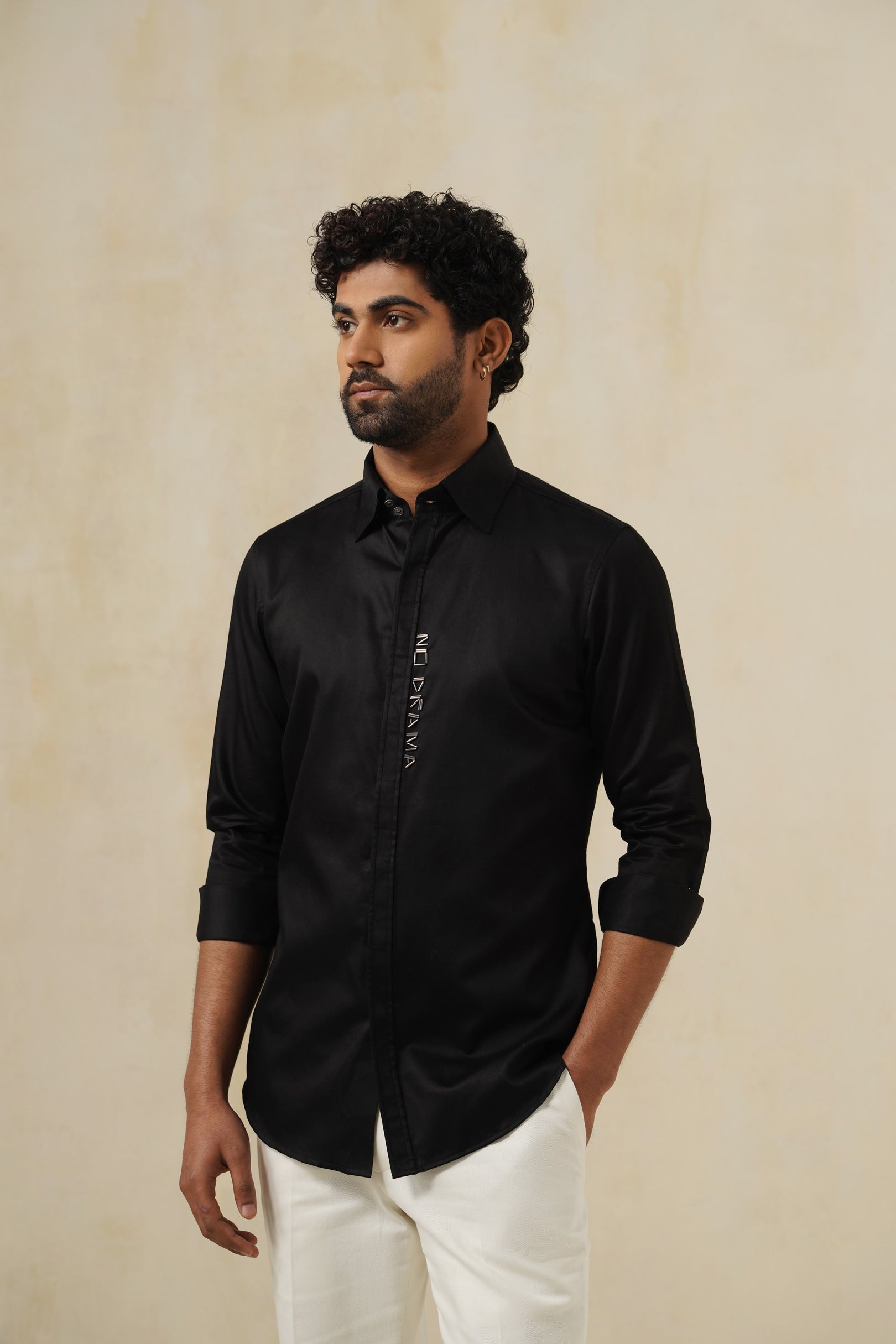 NO DRAMA | Men's Cotton Shirt