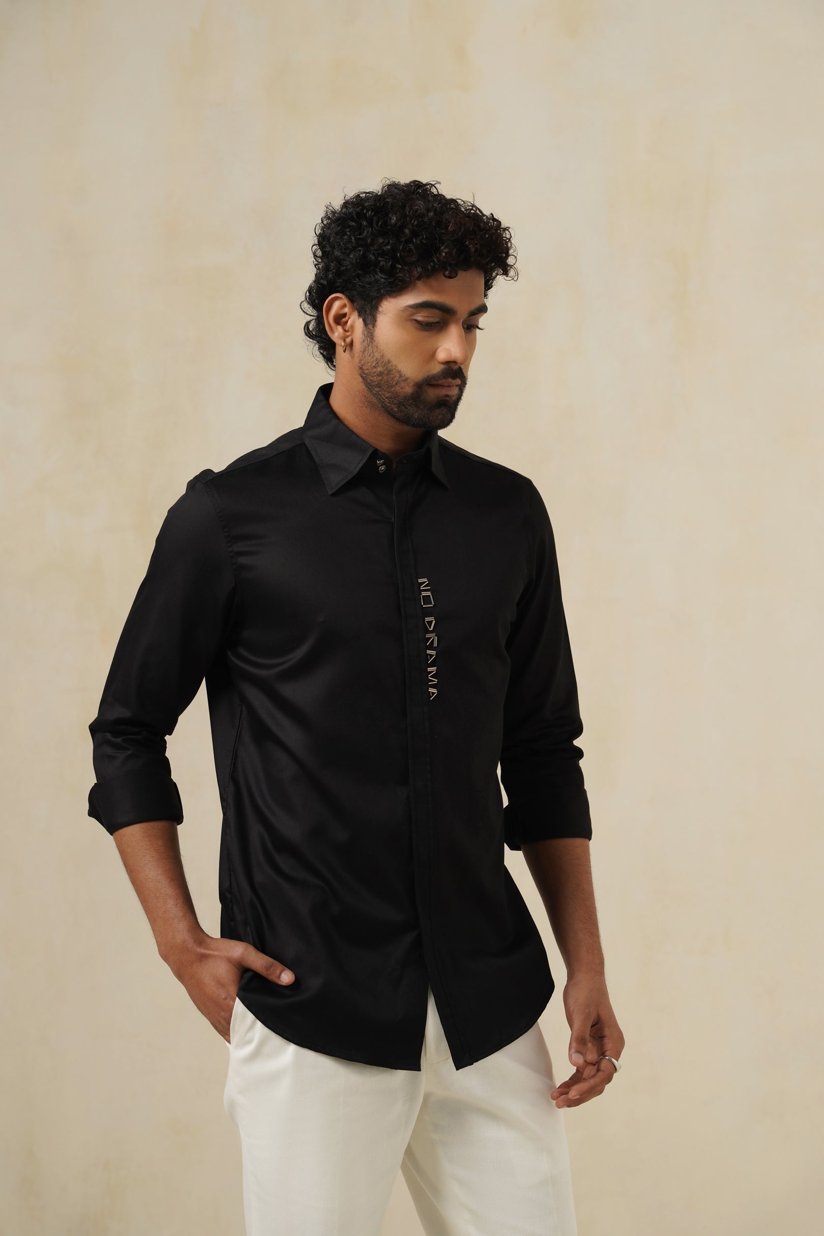 NO DRAMA | Men's Cotton Shirt