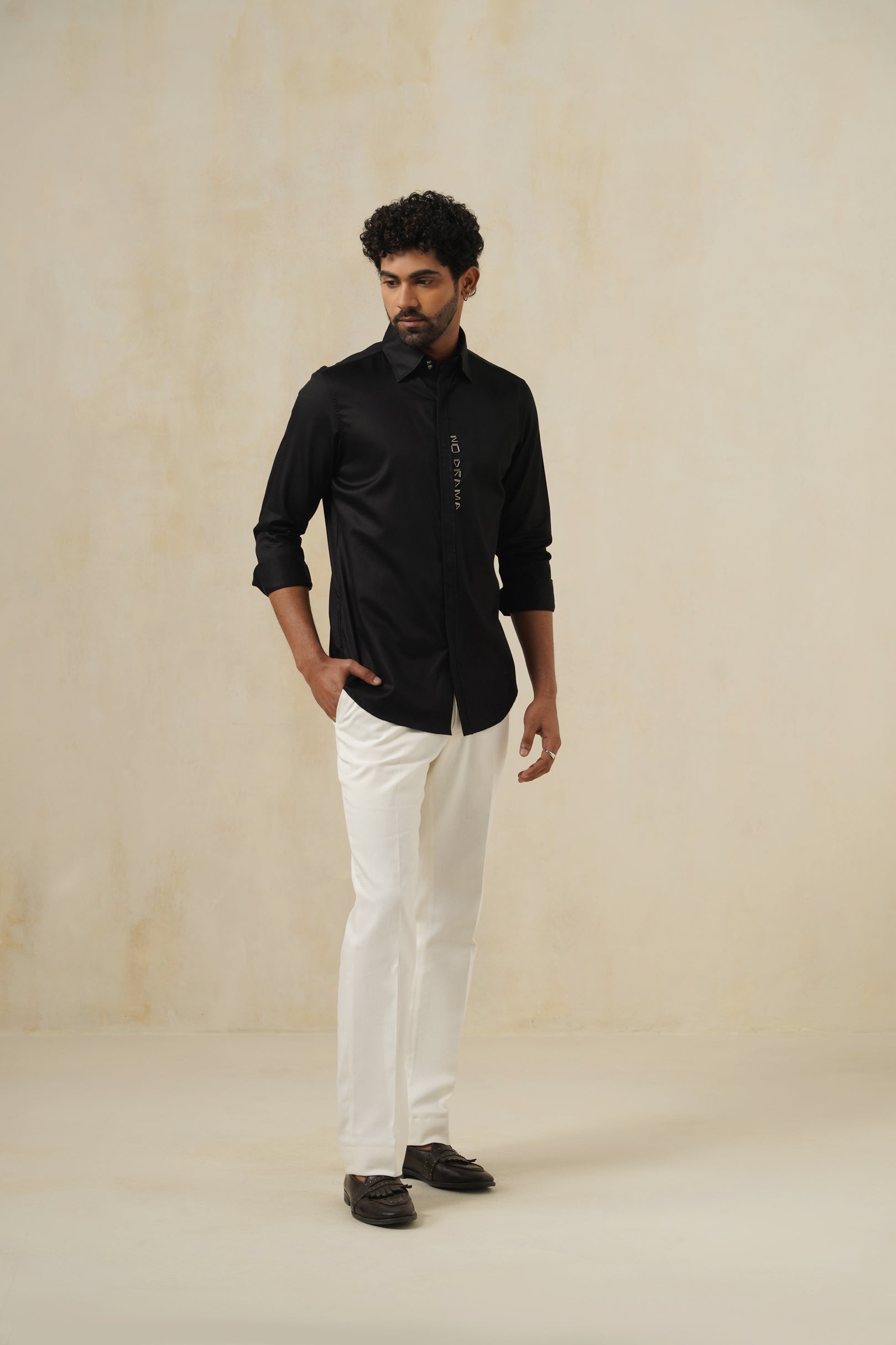 NO DRAMA | Men's Cotton Shirt
