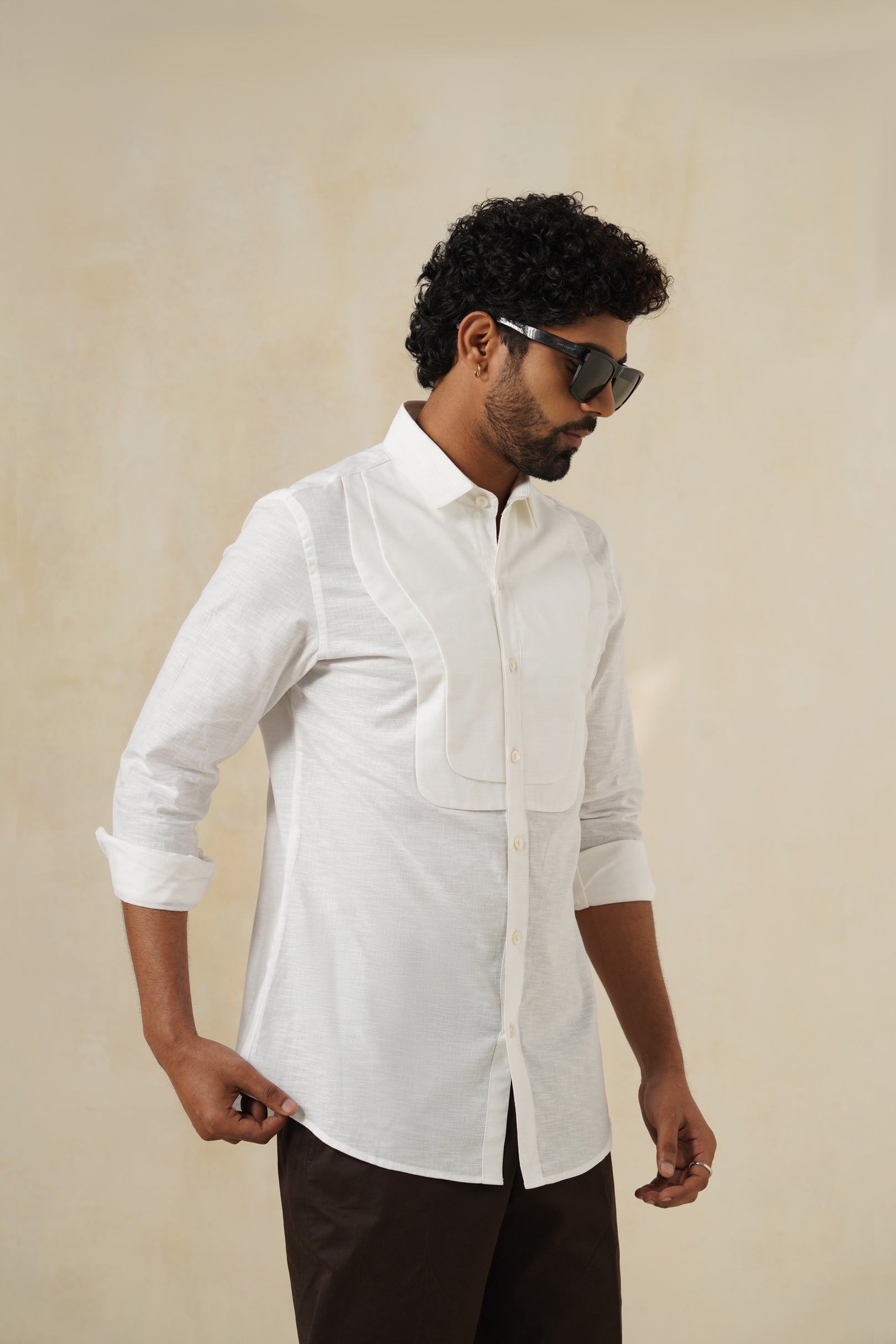 Pure Form | Men's White Cotton Shirt