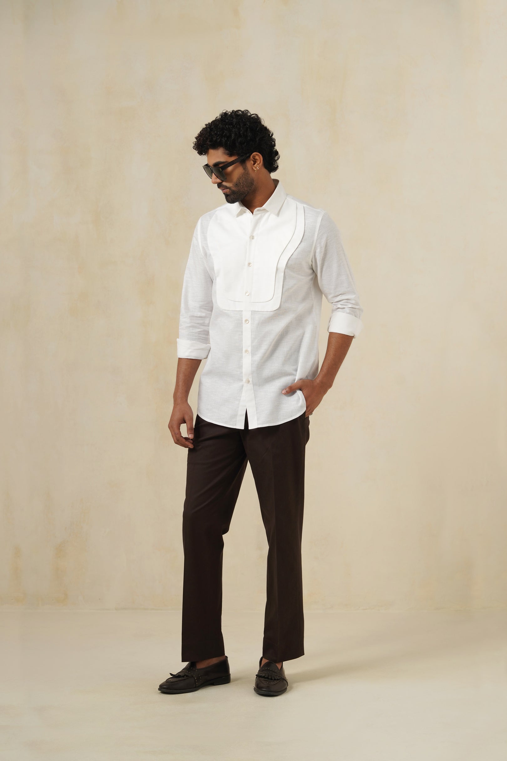 Pure Form | Men's White Cotton Shirt