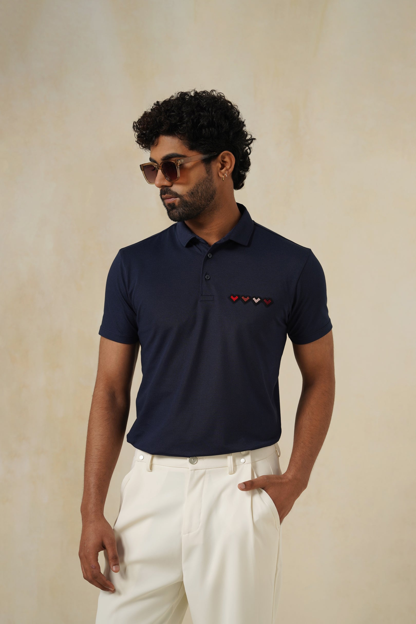 Navy Louve | Men's Polo T-shirt