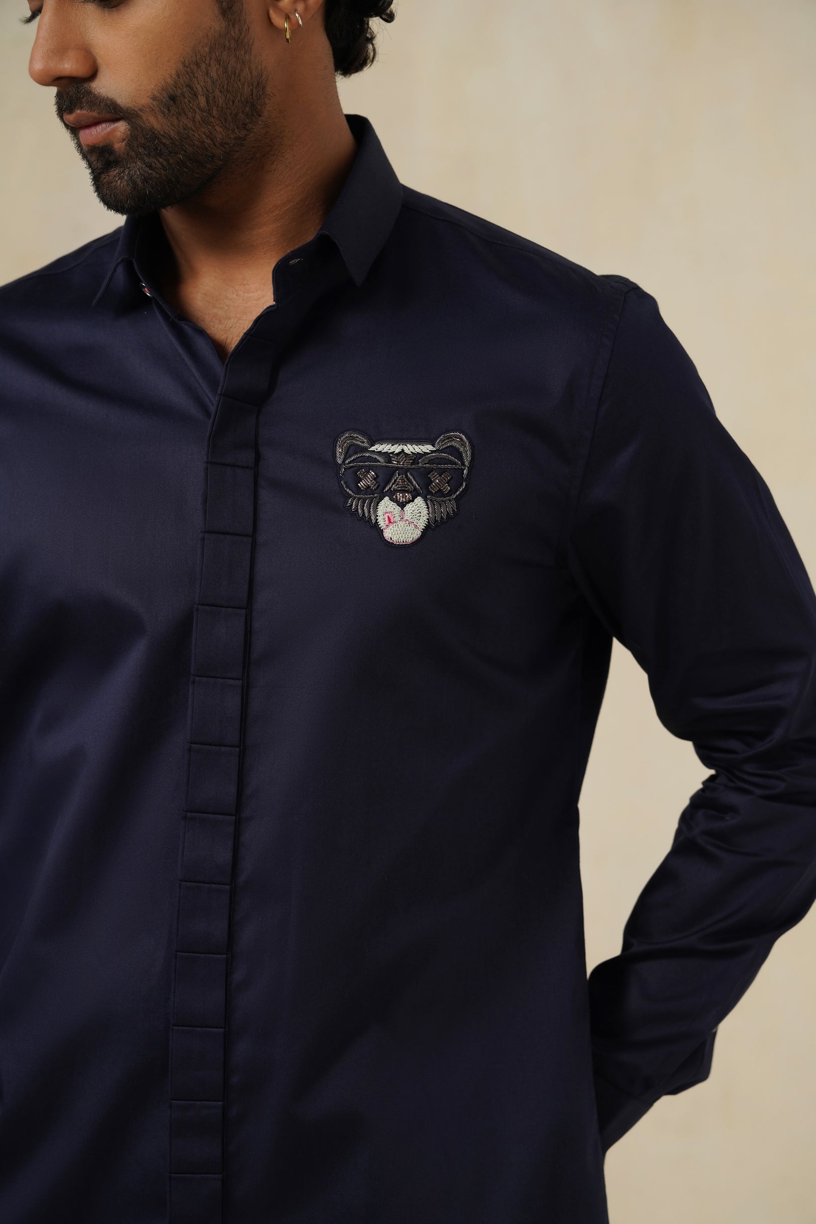 Teddy | Men's White Cotton Shirt