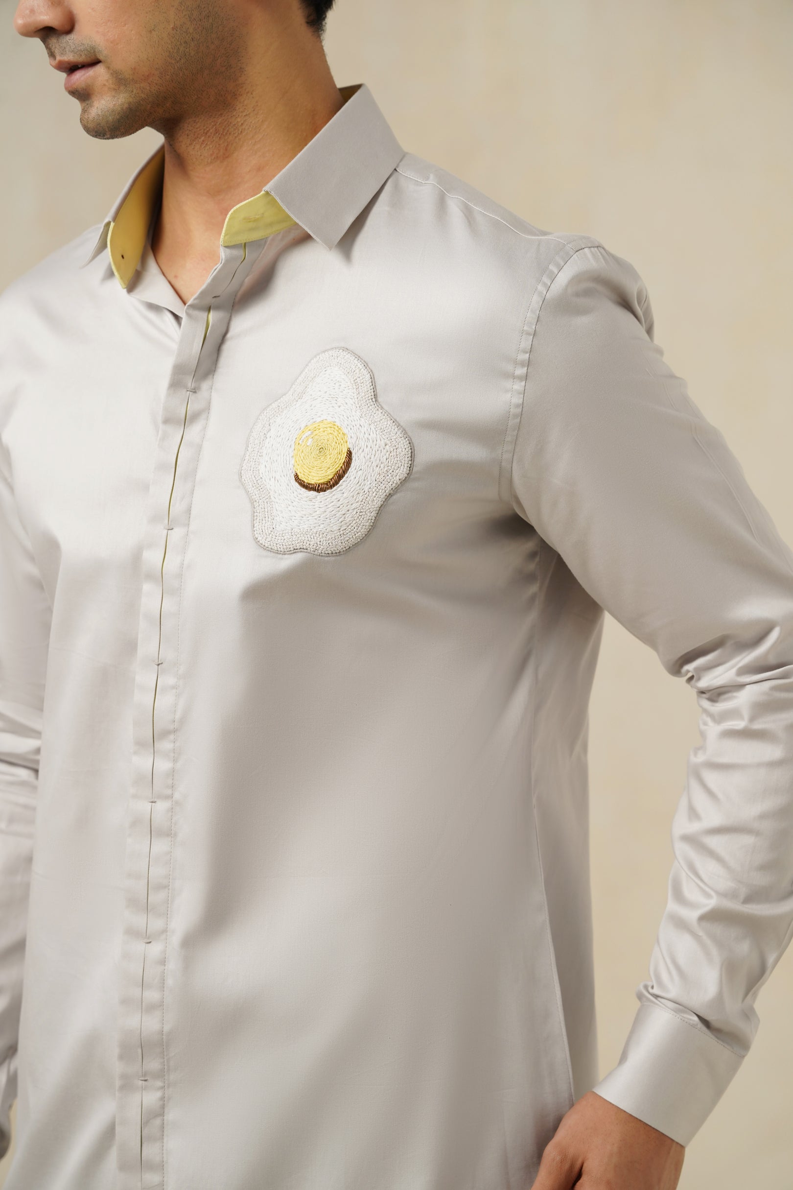 Egg | Men's White Cotton Shirt