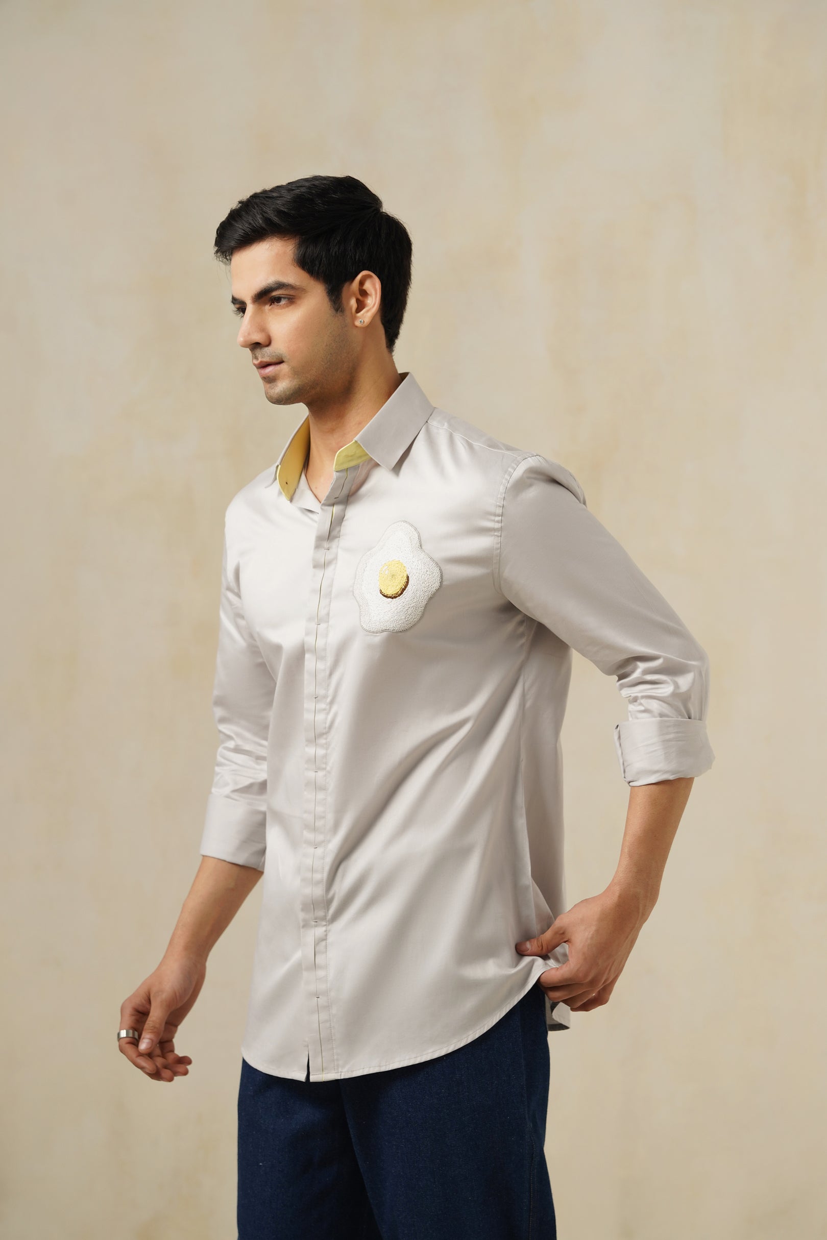 Egg | Men's White Cotton Shirt