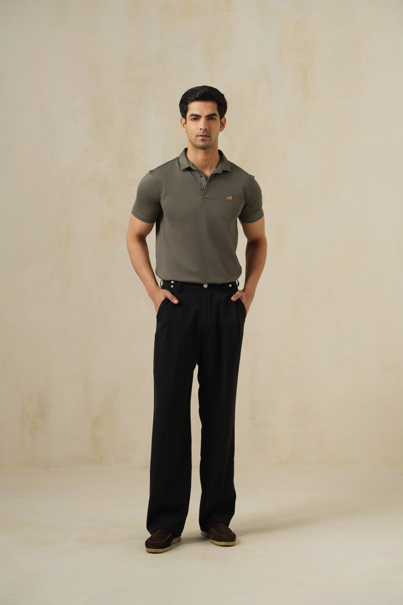 Classic Grey | Men's Polo T-shirt