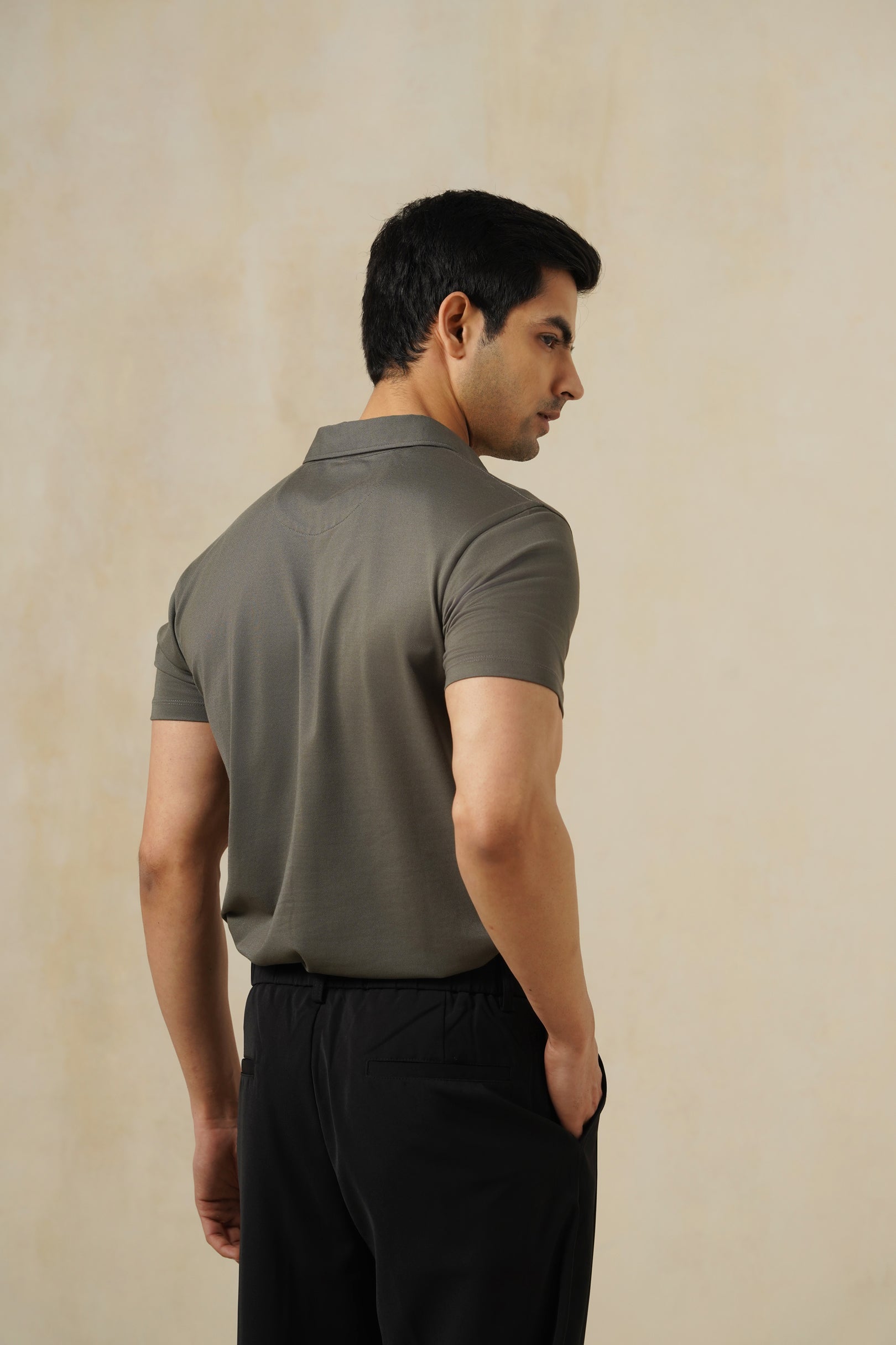 Classic Grey | Men's Polo T-shirt