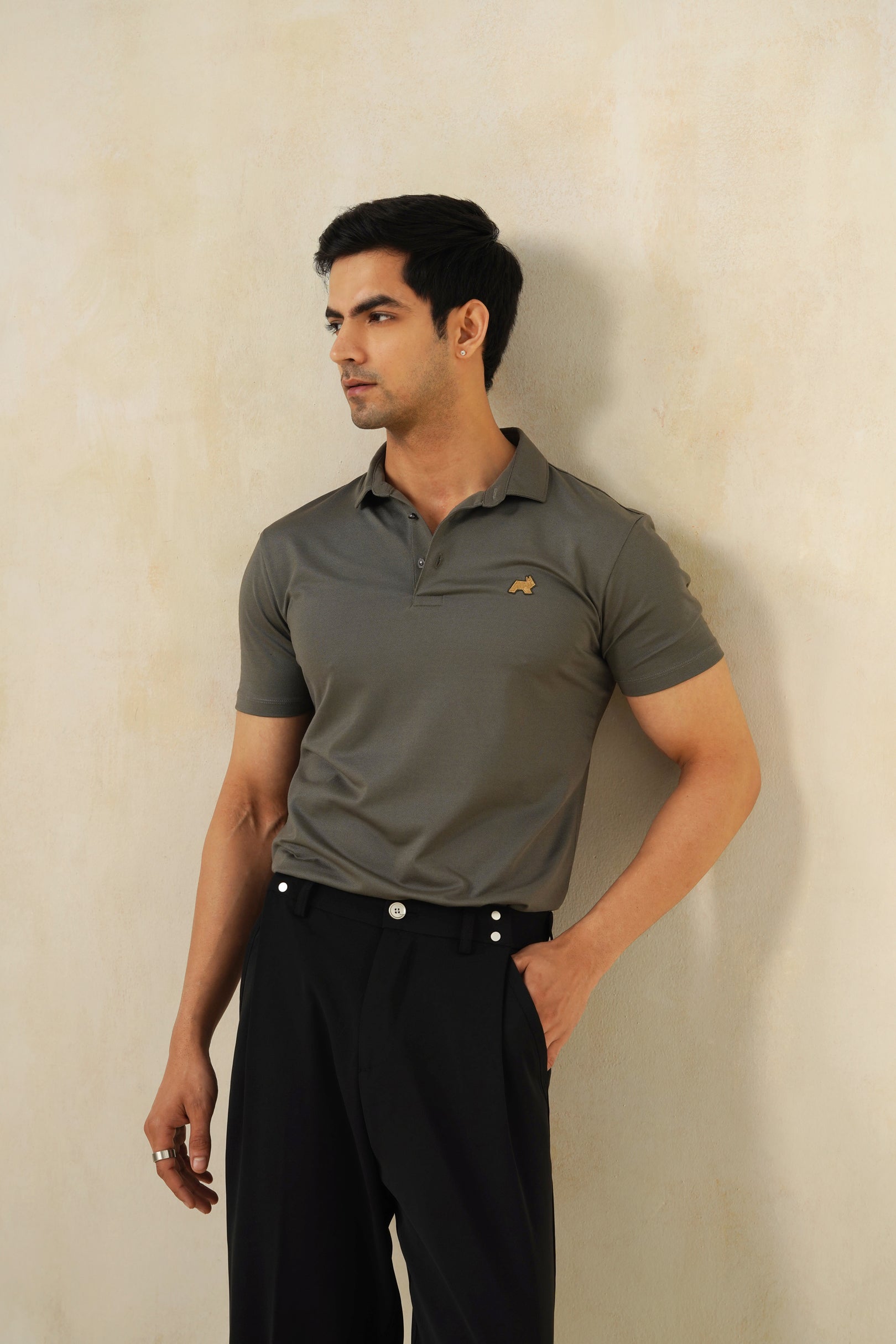 Classic Grey | Men's Polo T-shirt