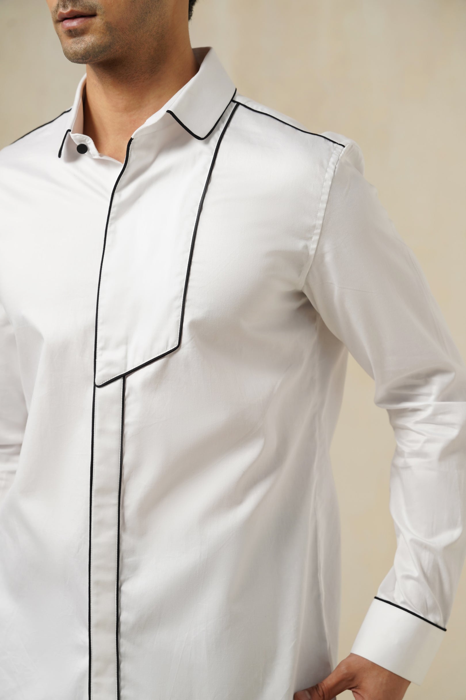 MONO TRACE | Men's Cotton Shirt
