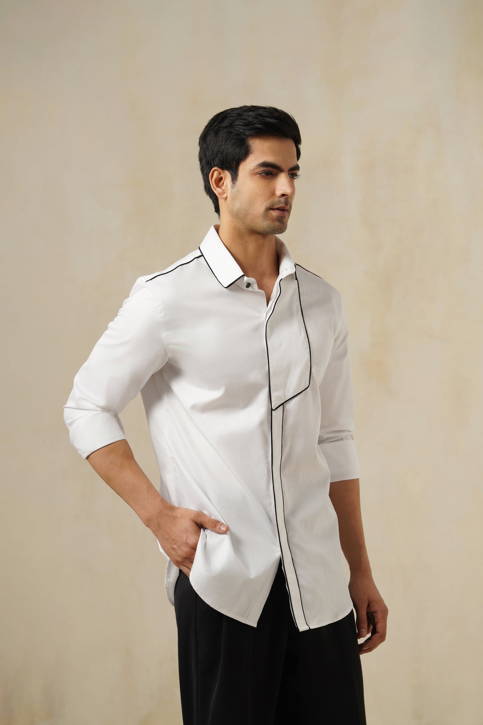 MONO TRACE | Men's Cotton Shirt