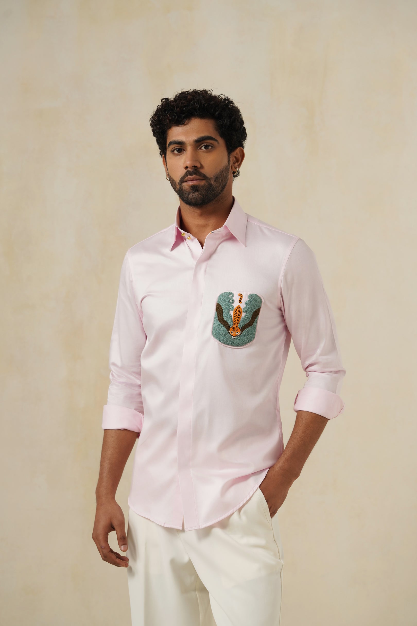 Sunderbans | Men's White Cotton Shirt
