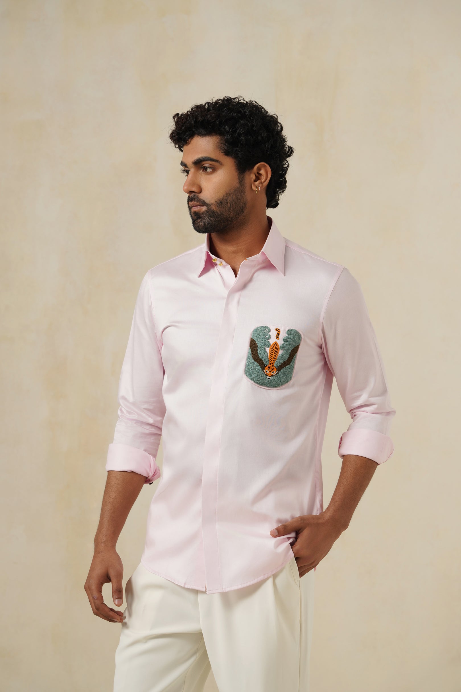 Sunderbans | Men's White Cotton Shirt