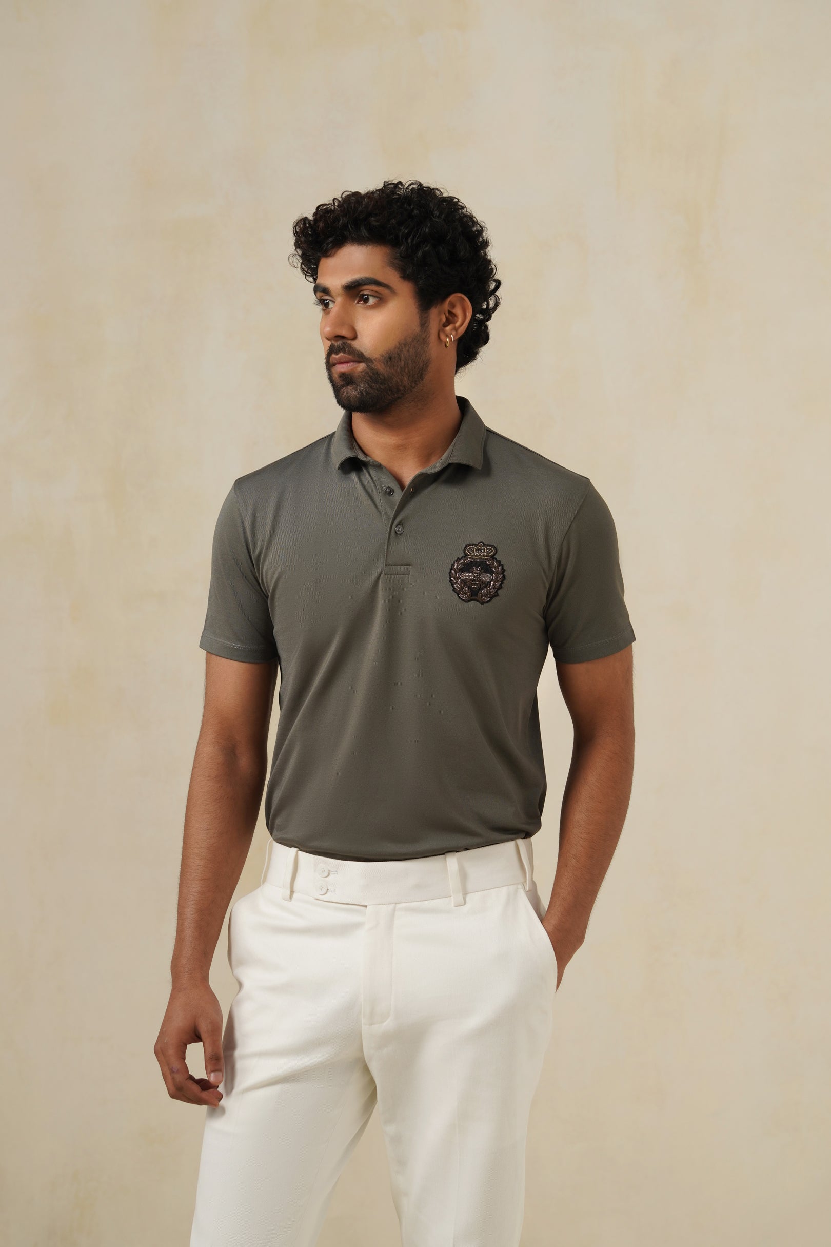 Grey Elite | Men's Polo T-shirt