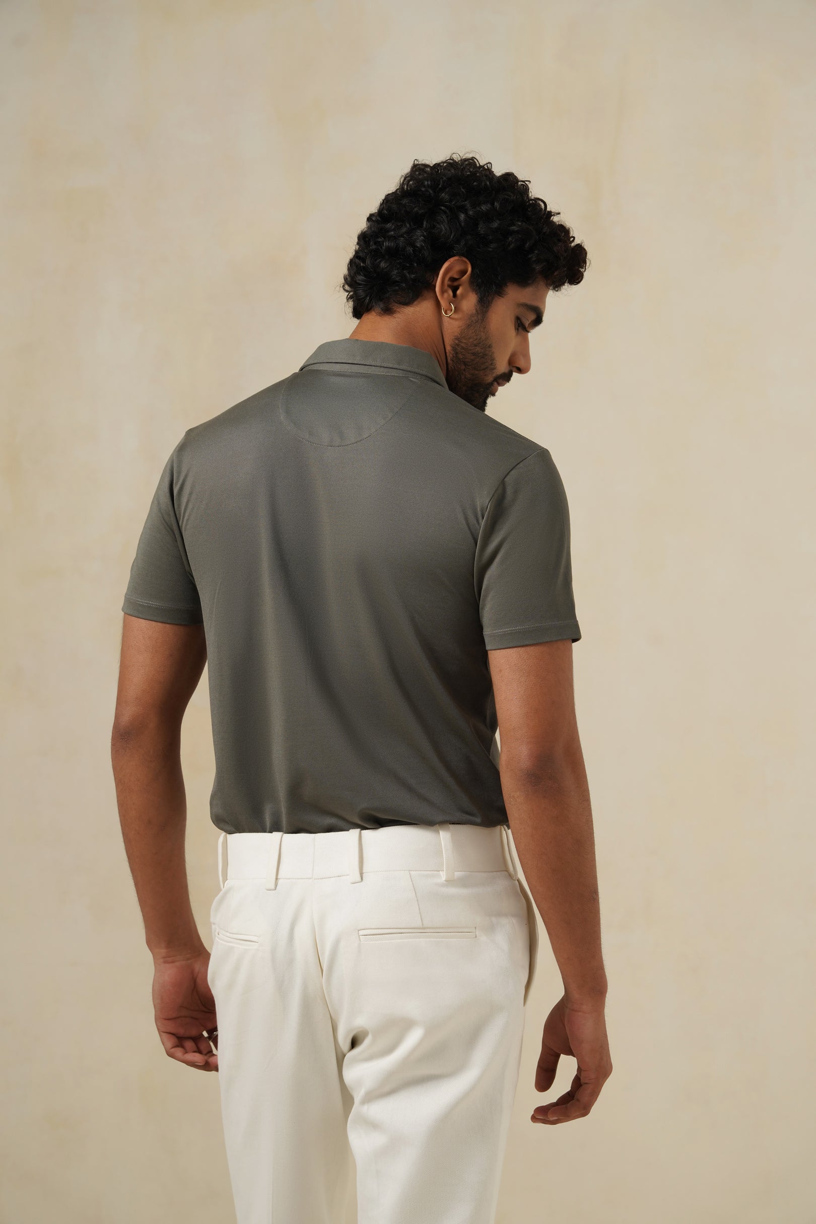 Grey Elite | Men's Polo T-shirt