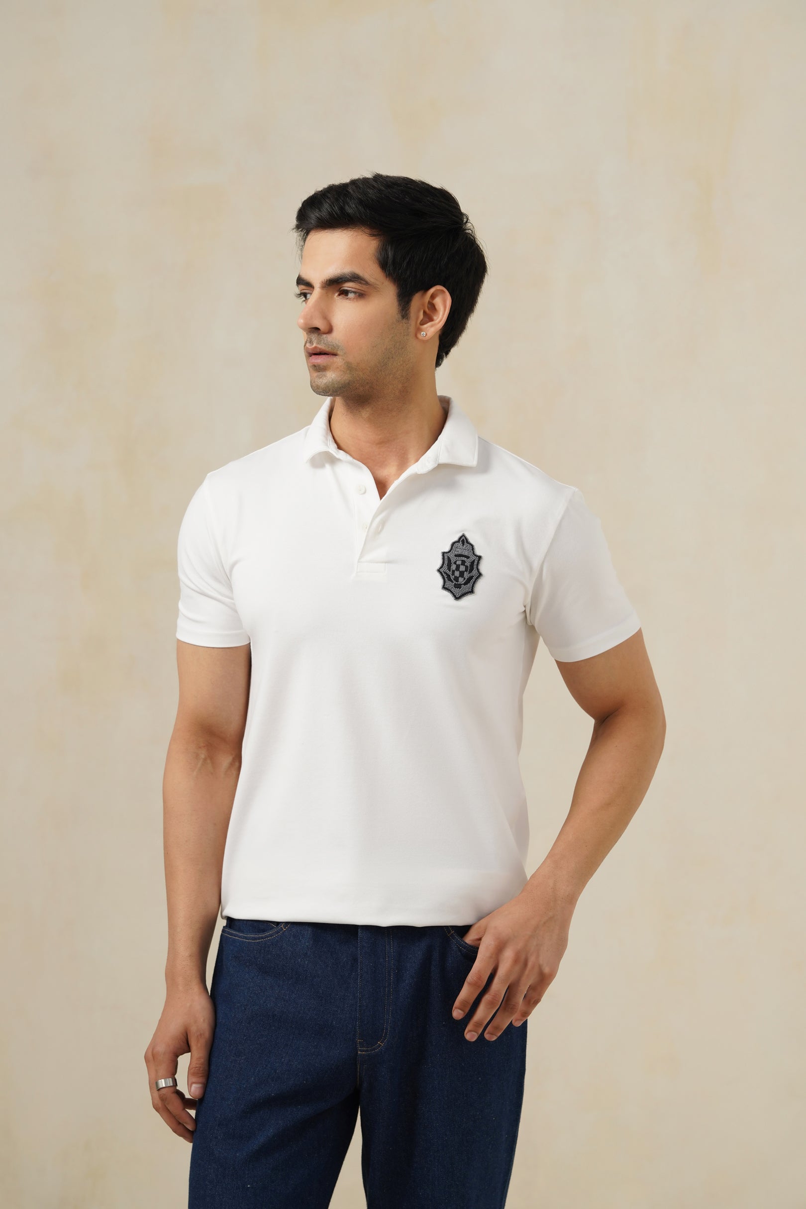 White Elite | Men's Polo T-shirt