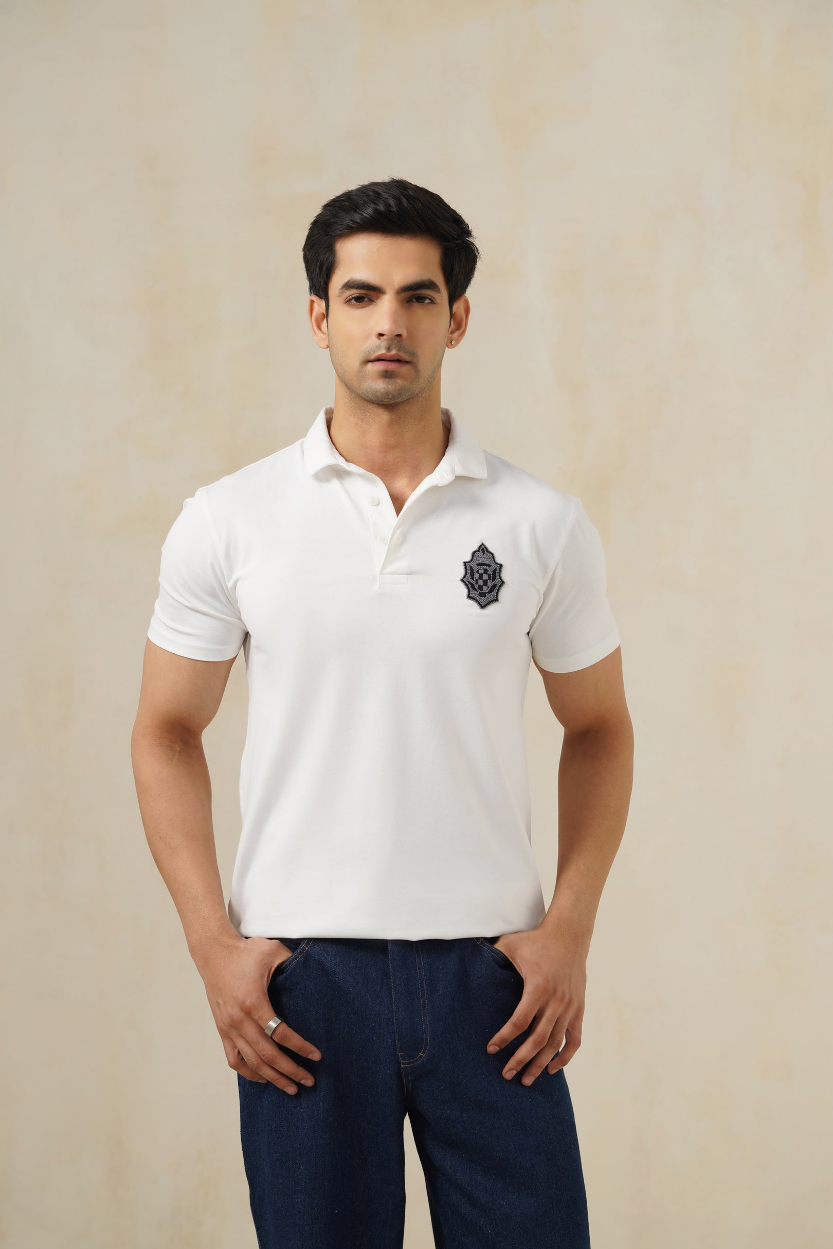 White Elite | Men's Polo T-shirt