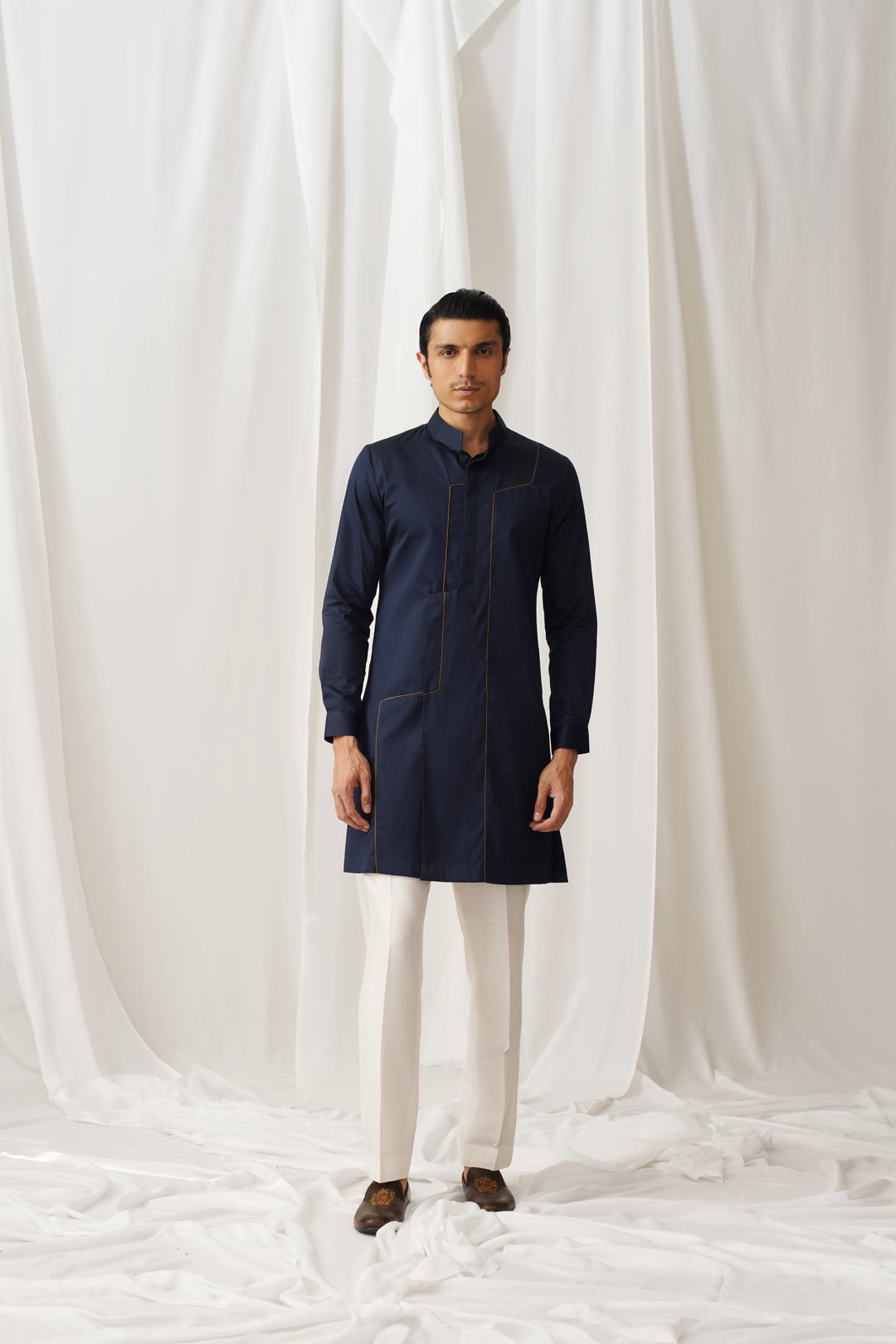 Tech Navy Kurta