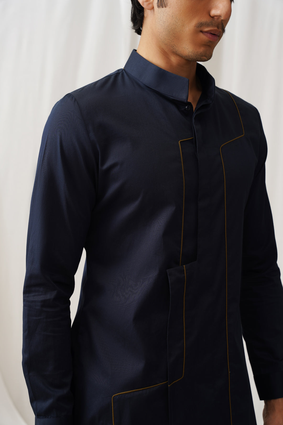 Tech Navy Kurta