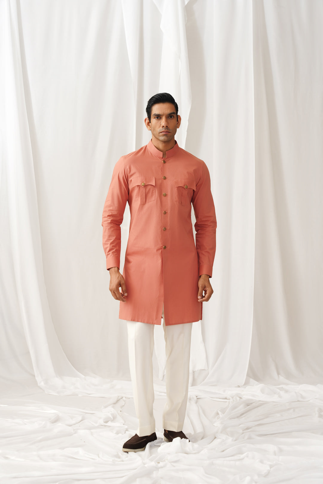 KURTA ACHKAN IN Pink