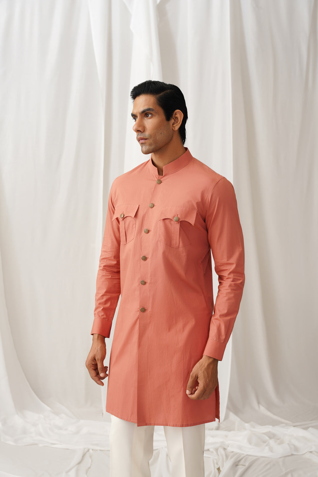 KURTA ACHKAN IN Pink