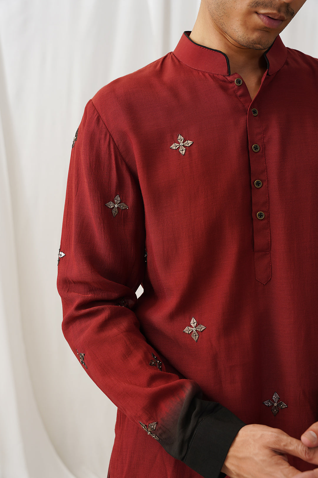 Bordeaux Ombre Kurta