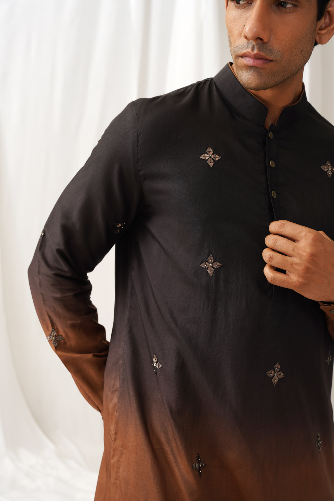 Noir Ombre Kurta