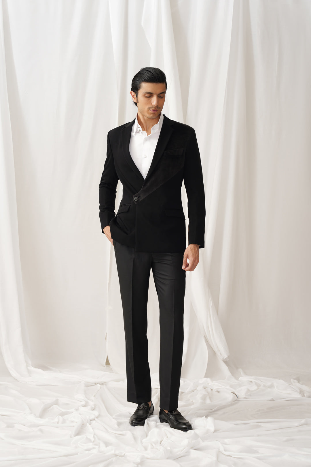 Asymmetric Noir Tuxedo