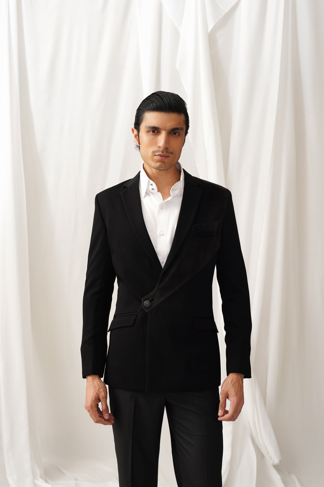 Asymmetric Noir Tuxedo