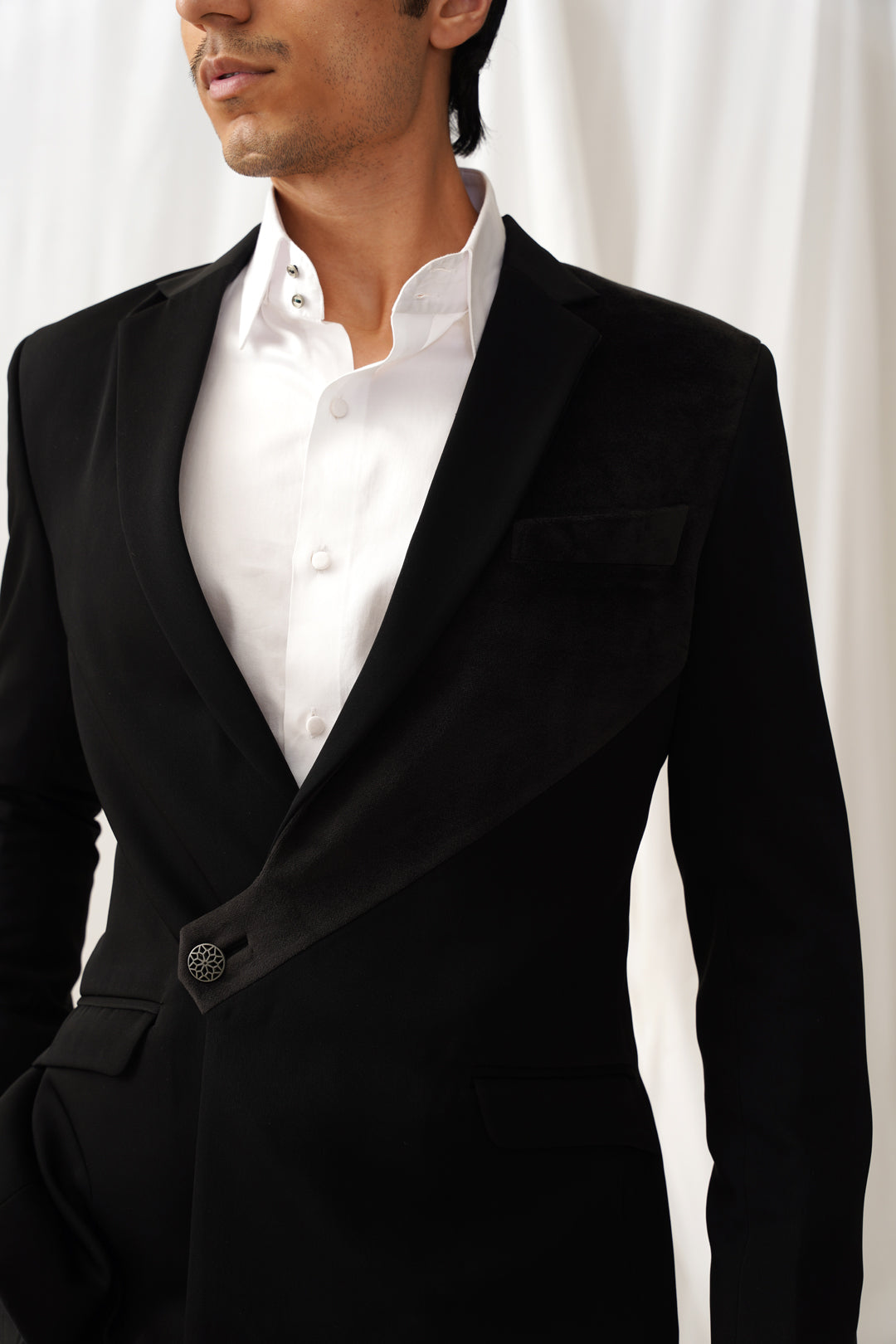 Asymmetric Noir Tuxedo