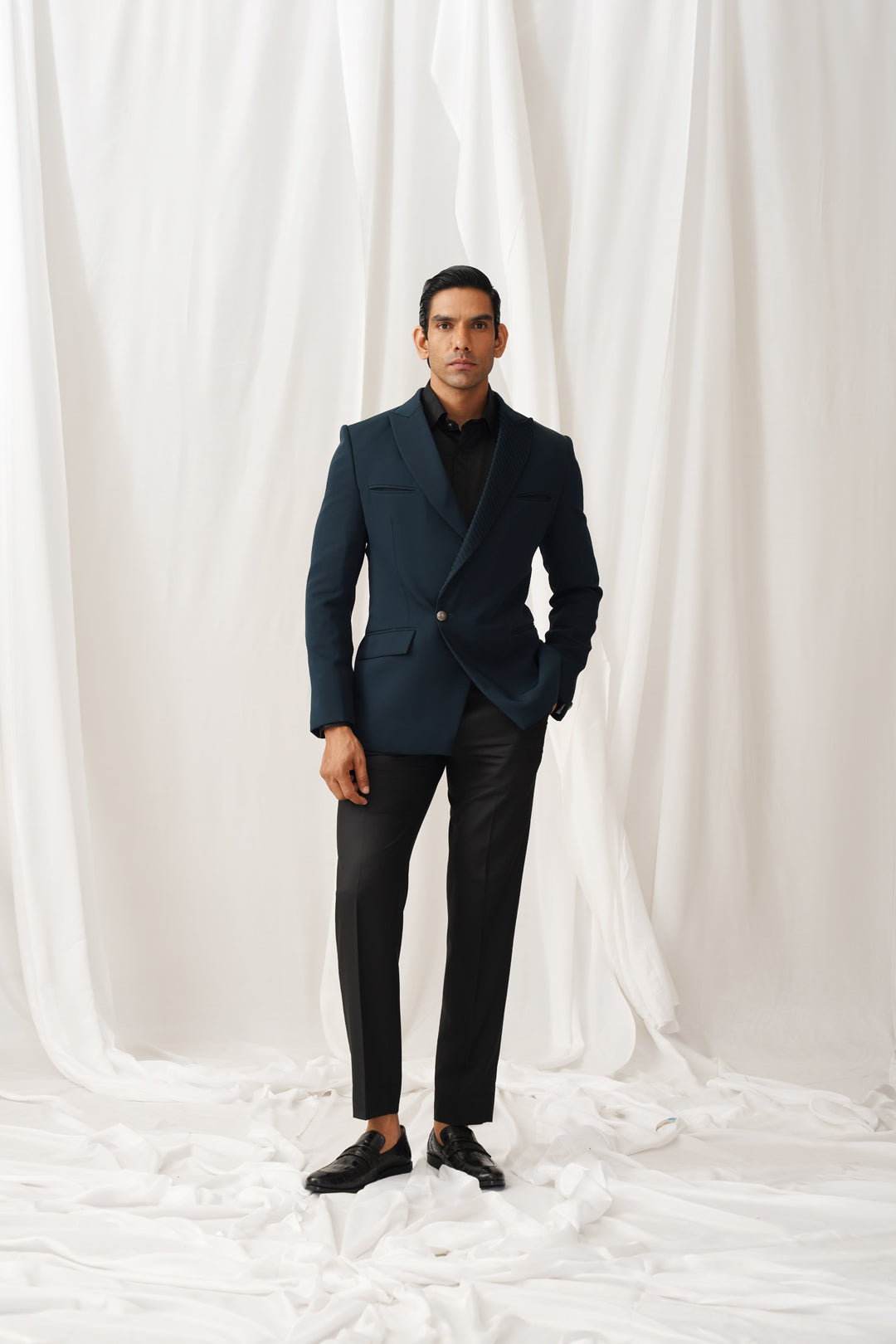 Pleated Lapel Tuxedo