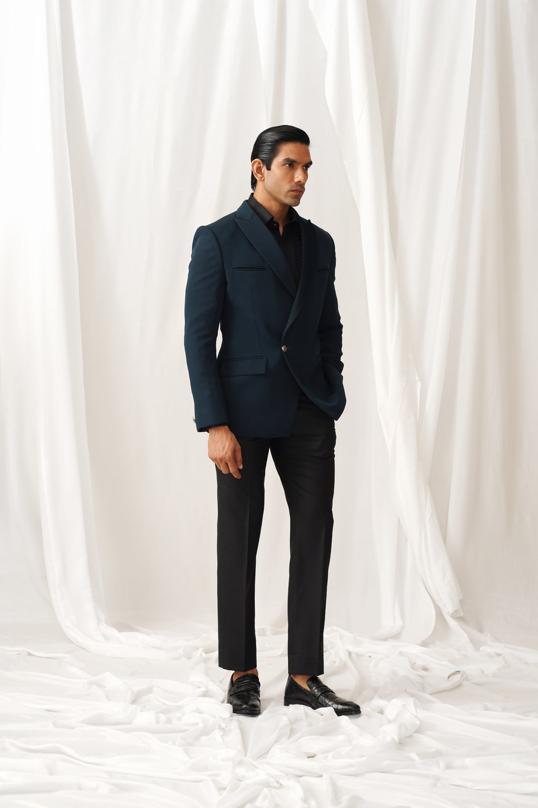 Pleated Lapel Tuxedo