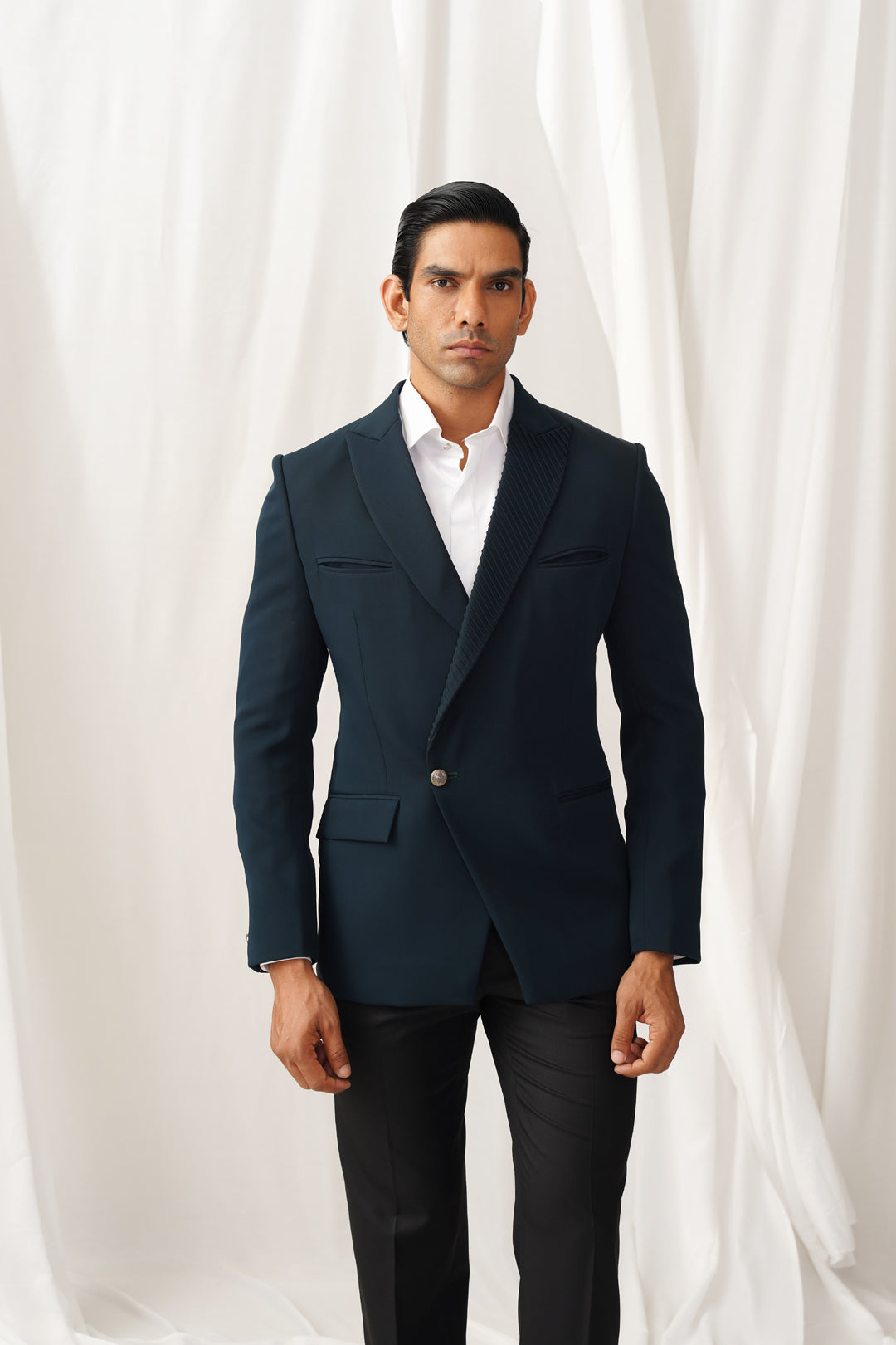 Pleated Lapel Tuxedo