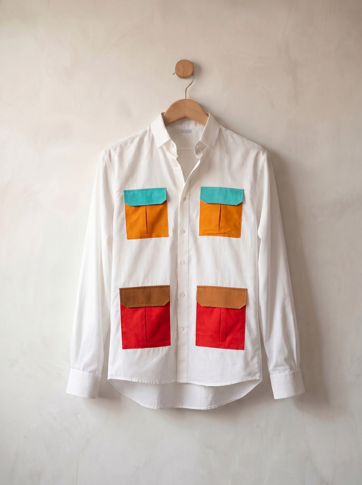 Multi-color Safari Shirt from the Colorful Shirts India Edit | Seven DC
