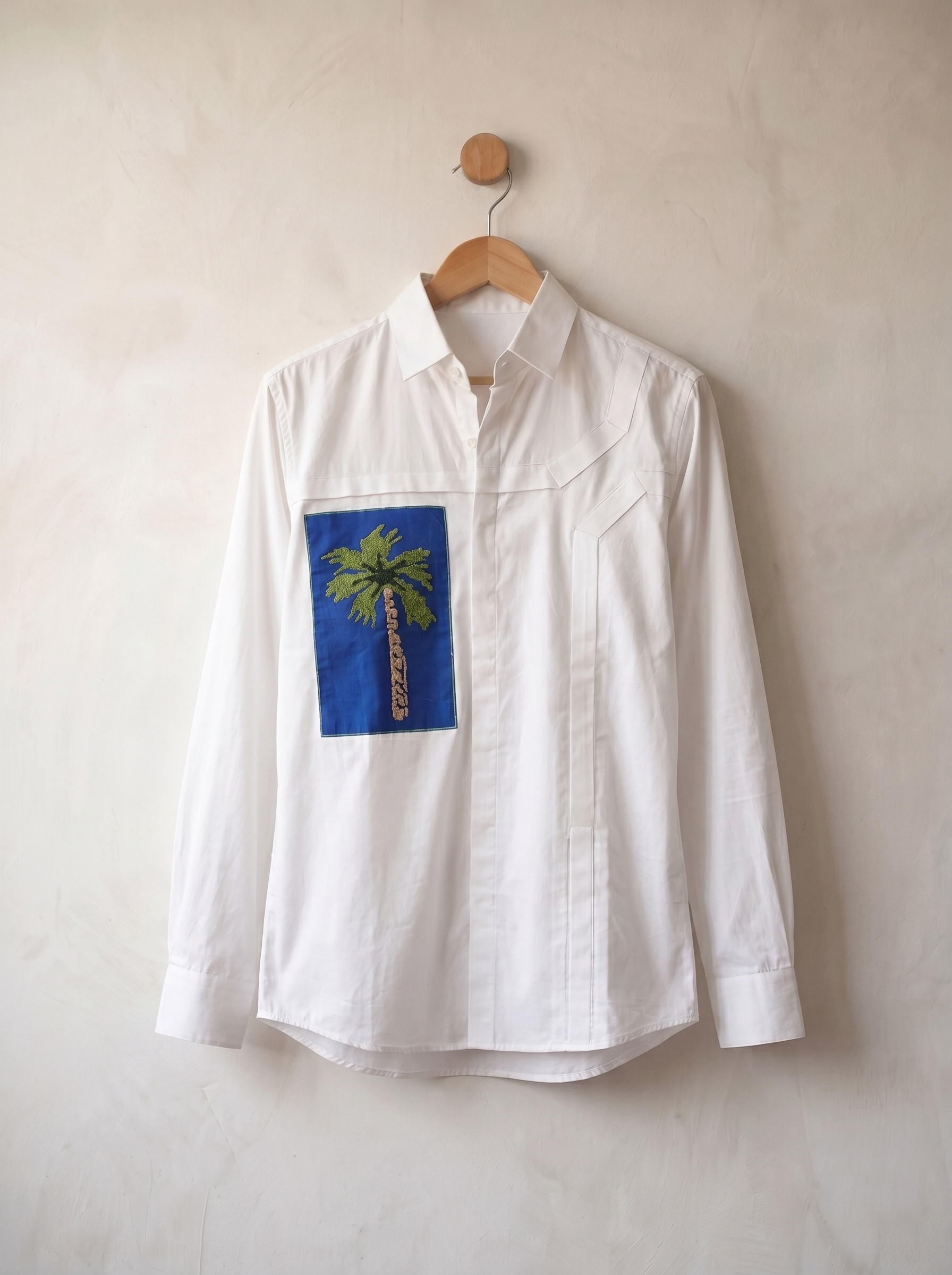 Palm Blue Shirt