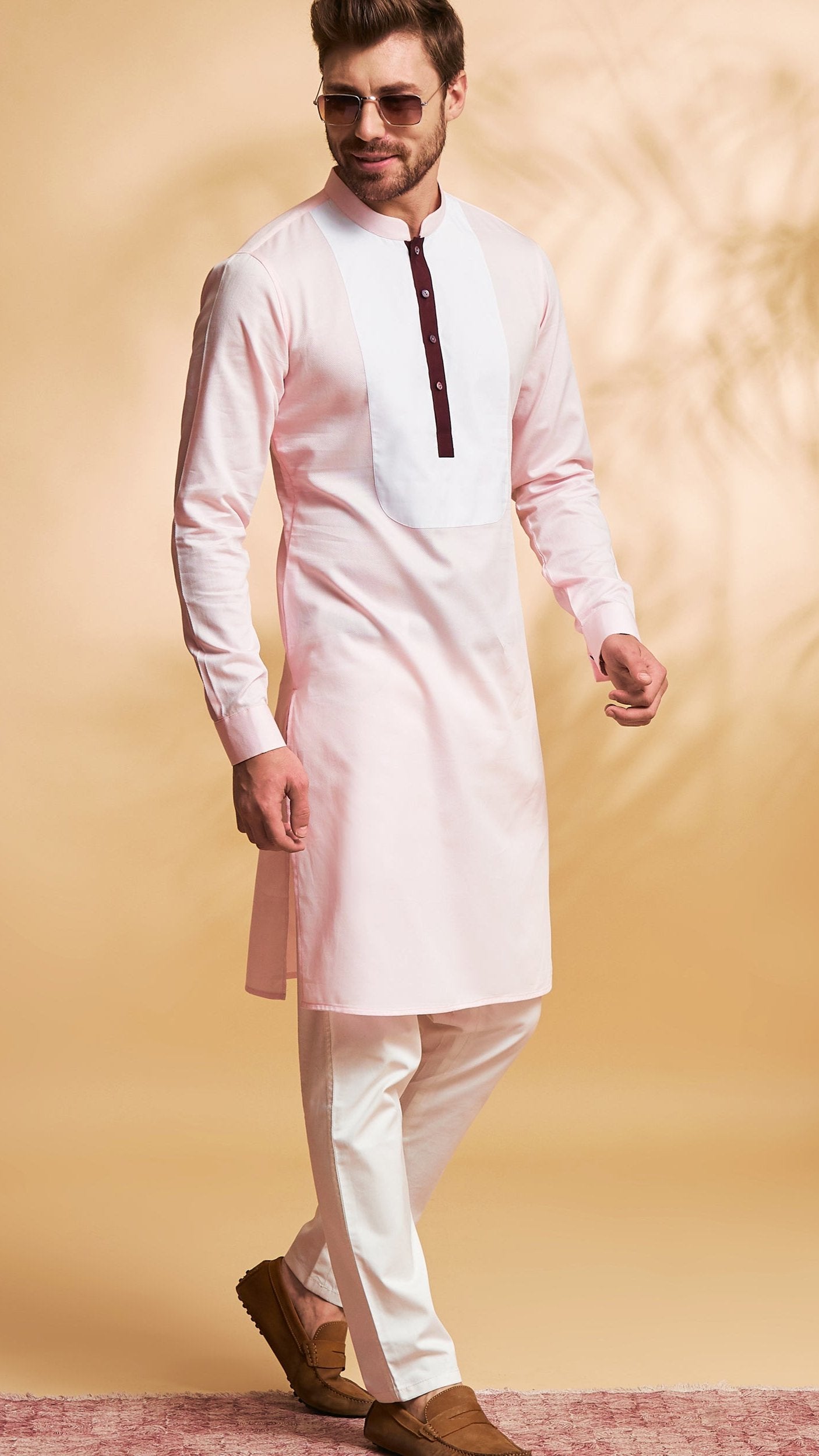 Pink Yoke Kurta