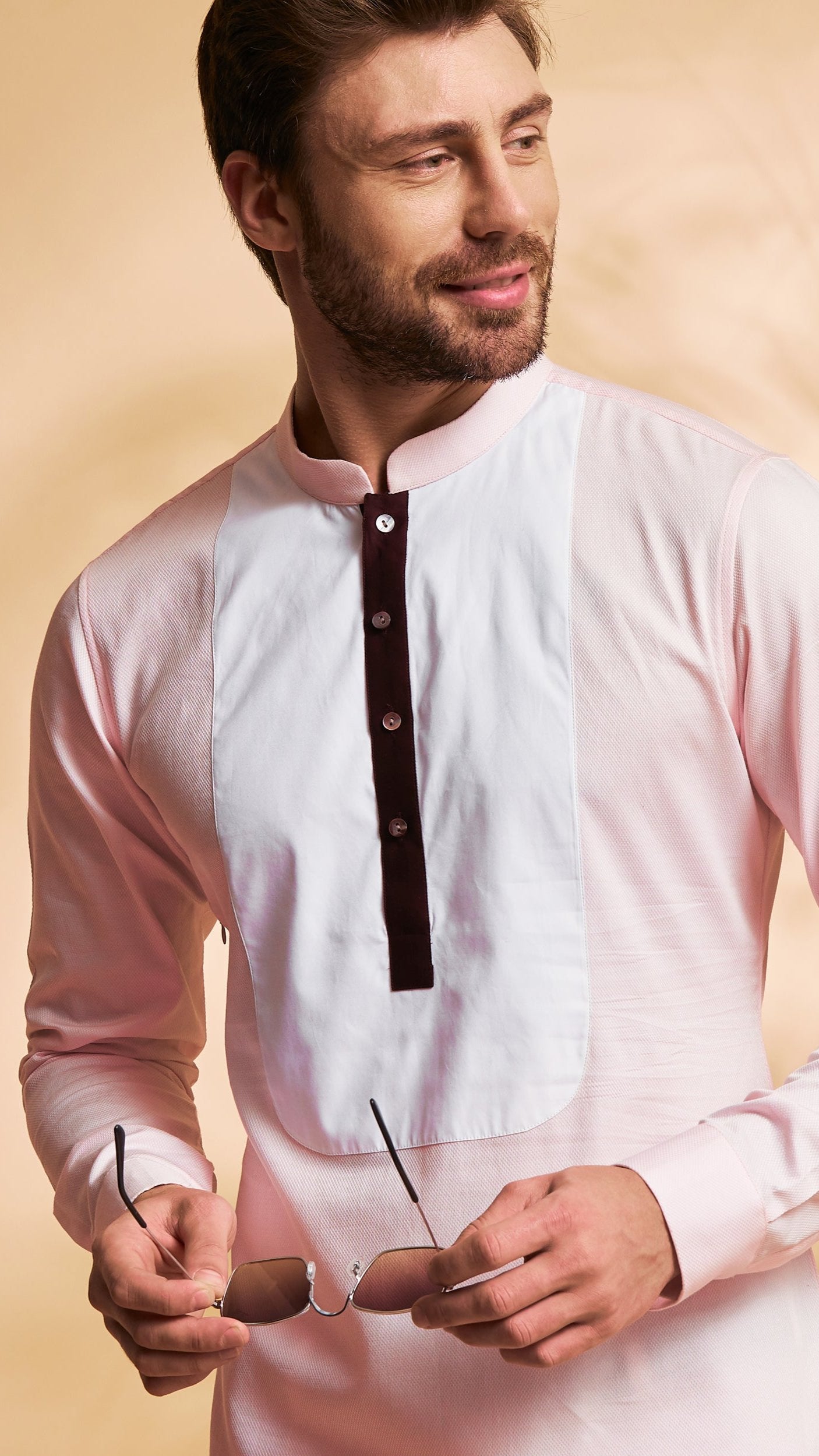 Pink Yoke Kurta