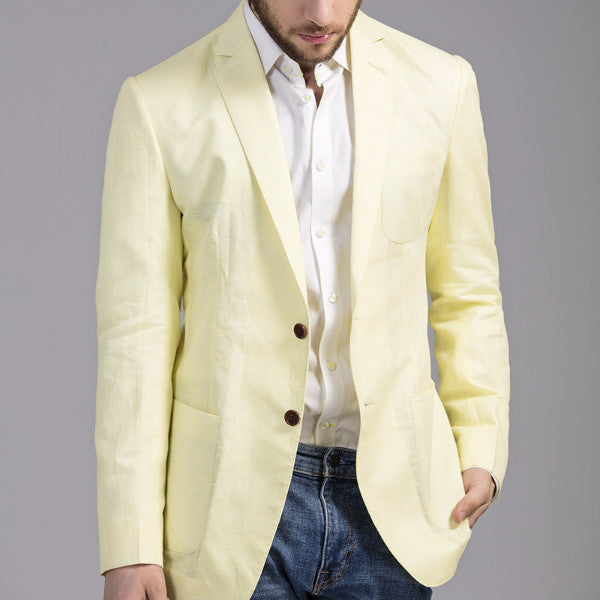 Lemon Linen Jacket