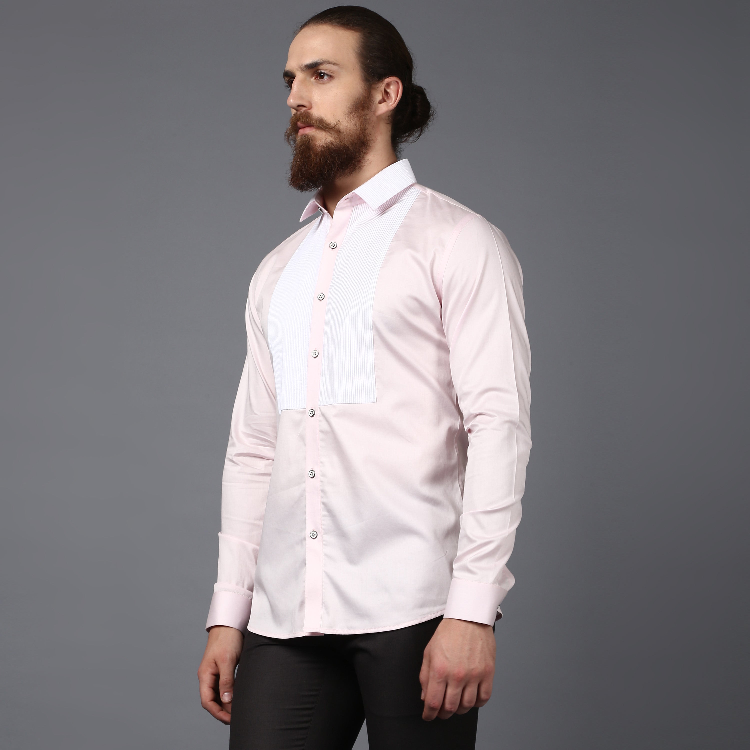 Pintuck Shirt (Pink)