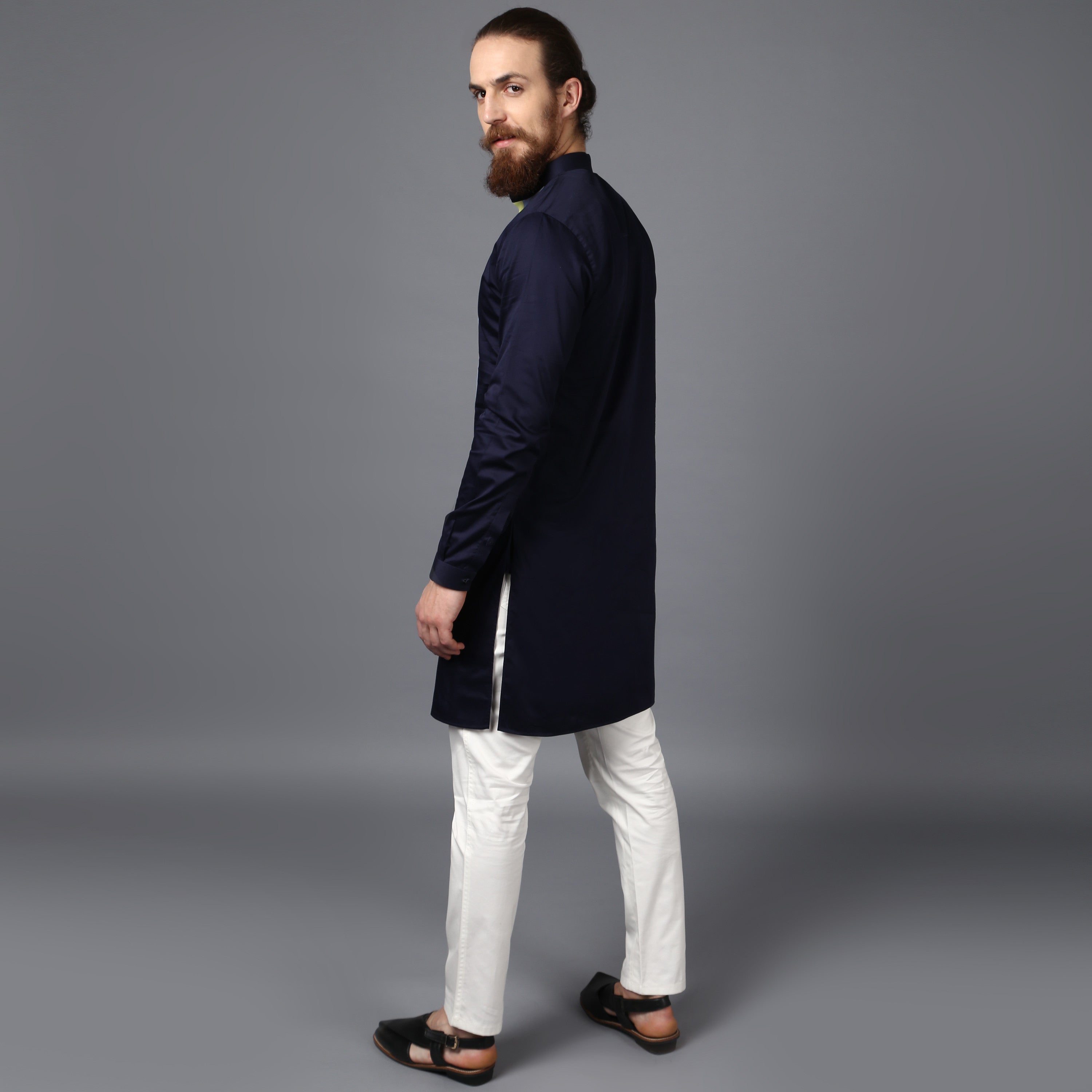 The Navy Kurta