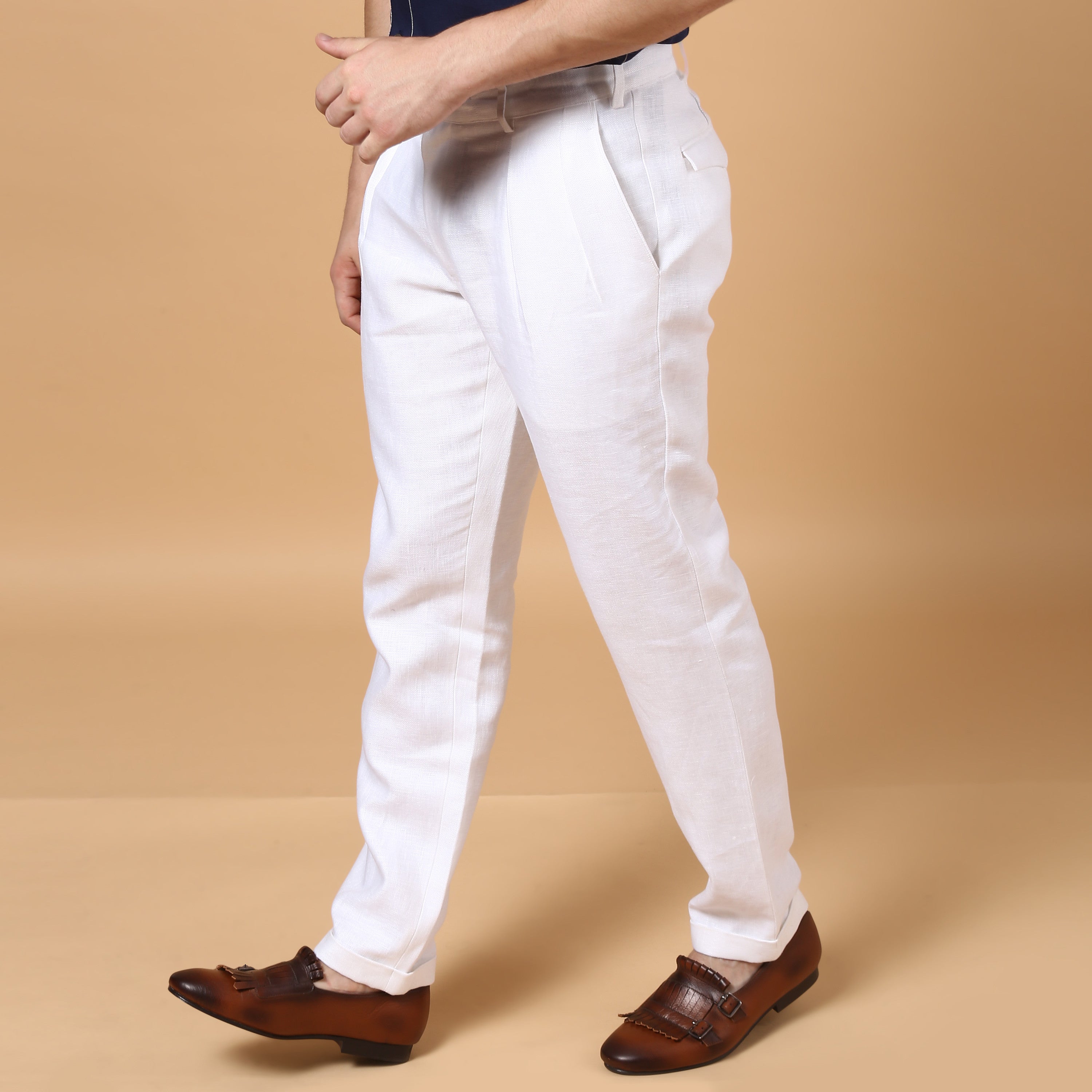 High Buckle Trousers