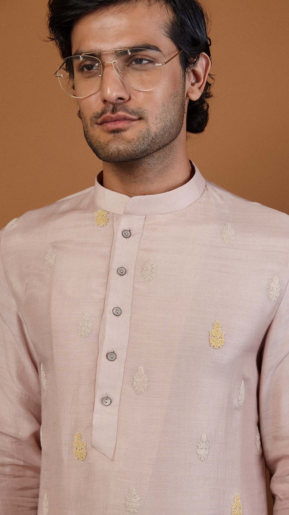 BEADED MOTIF KURTA