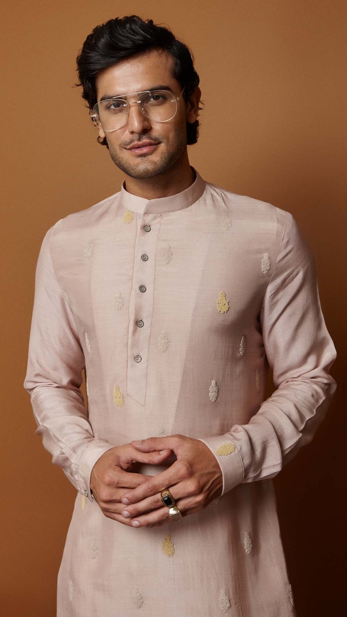 BEADED MOTIF KURTA