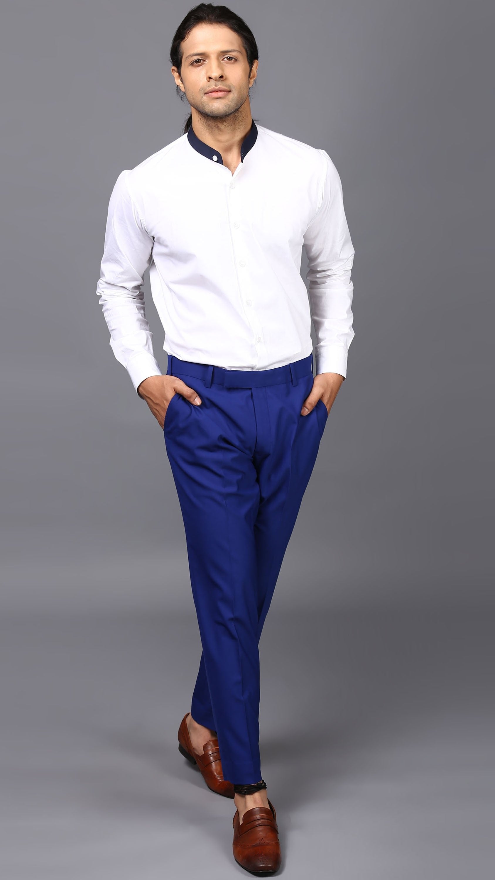 CLASSIC ELECTRIC BLUE TROUSERS